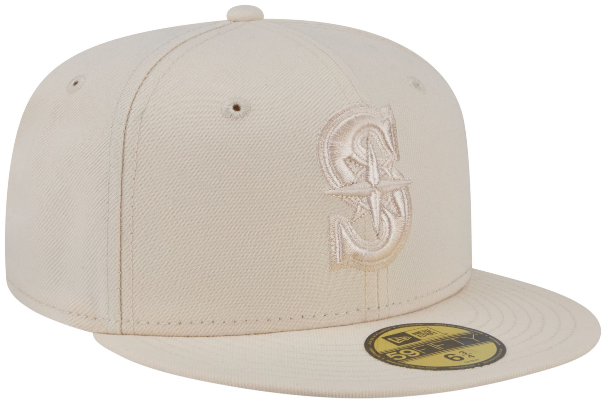 New Era Adult Seattle Mariners Cream Color Pack 59Fifty Fitted Hat product image