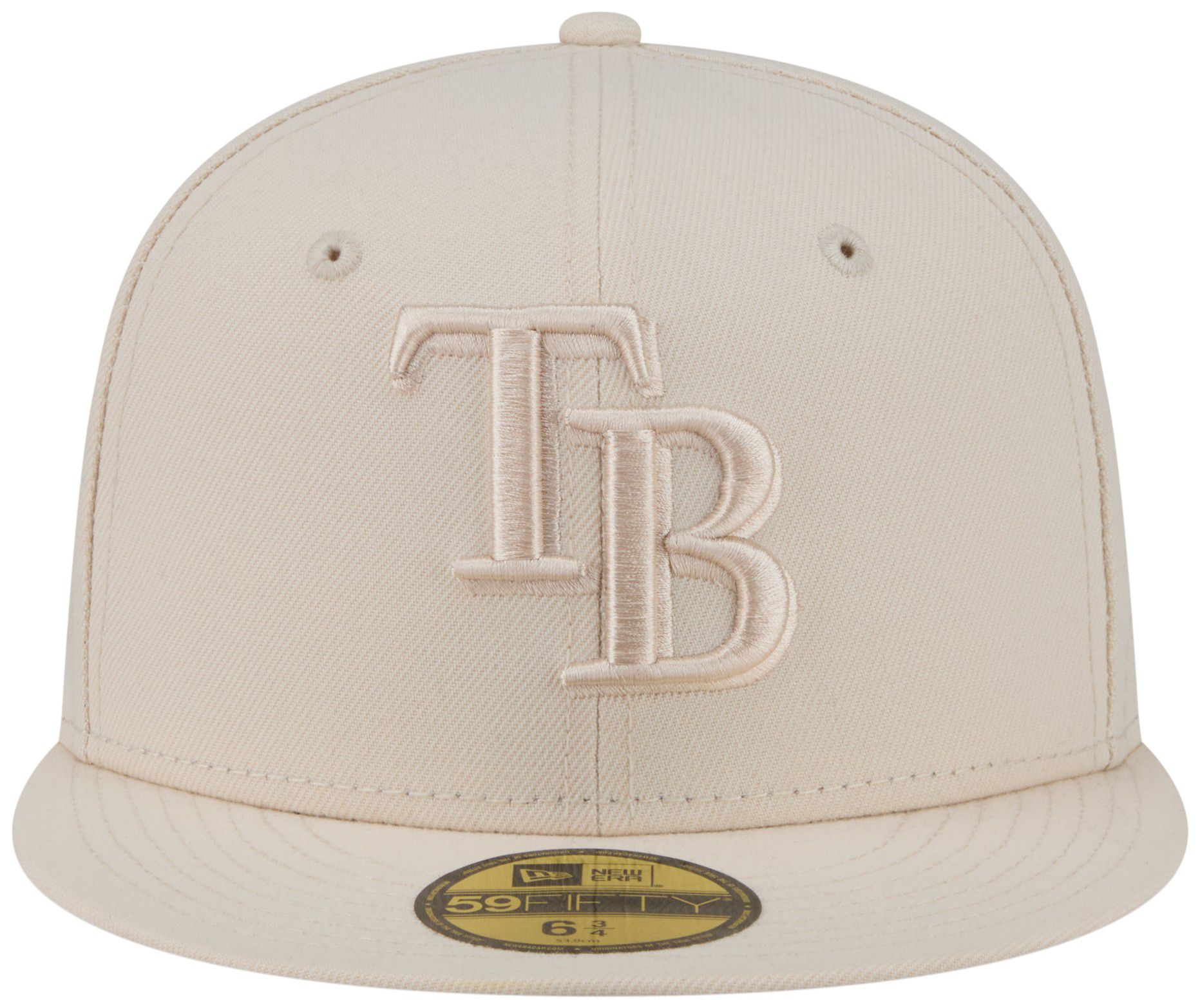 New Era Adult Tampa Bay Rays Cream Color Pack 59Fifty Fitted Hat product image