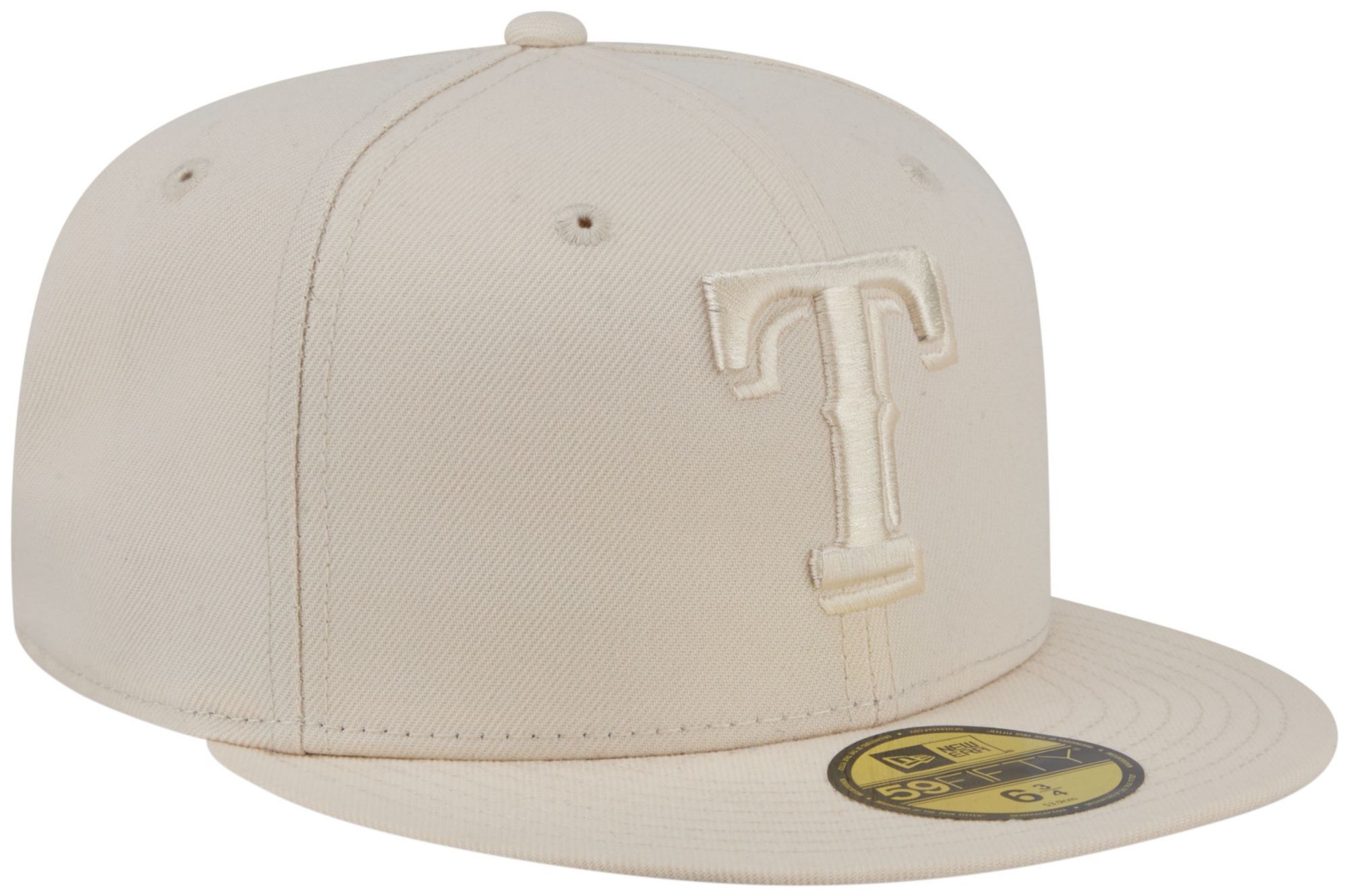 New Era Adult Texas Rangers Cream Color Pack 59Fifty Fitted Hat product image