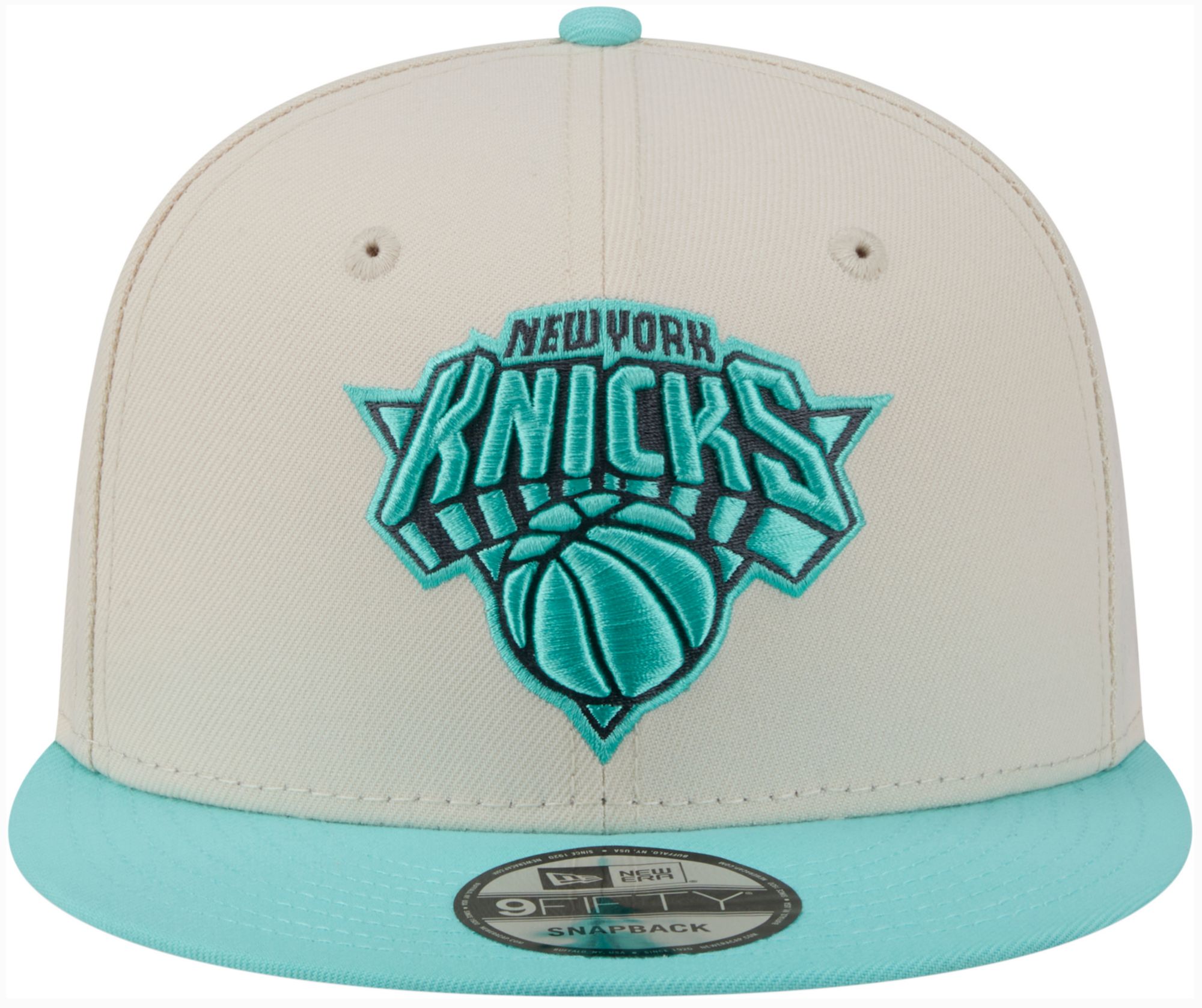 New Era Adult New York Knicks Tan 9Fifty 2-Tone Color Pack Hat product image