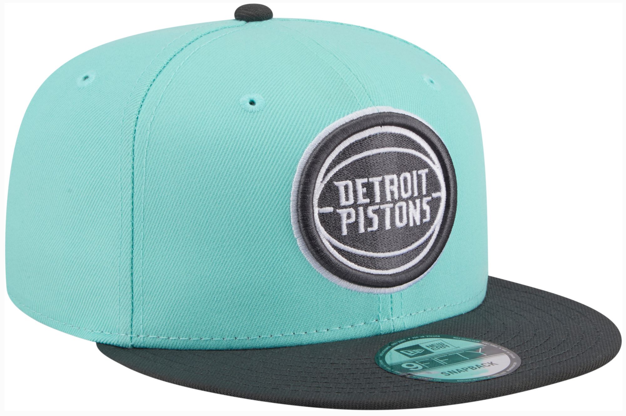 New Era Adult Detroit Pistons Turquoise 9Fifty 2-Tone Color Pack Hat product image