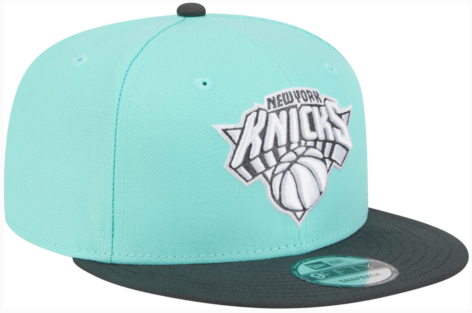 New Era Adult New York Knicks Turquoise 9Fifty 2-Tone Color Pack Hat product image
