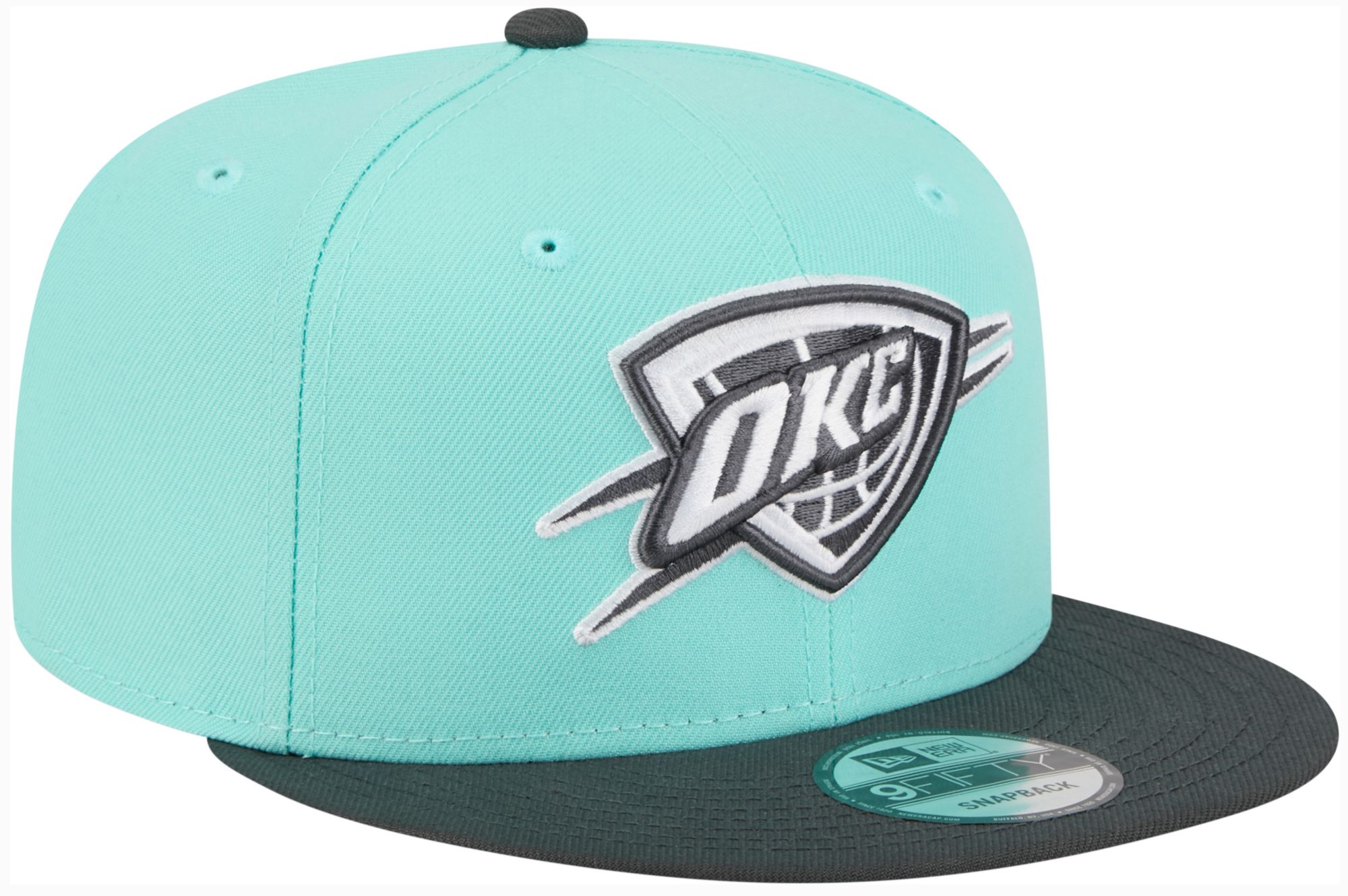 New Era Adult Oklahoma City Thunder Turquoise 9Fifty 2-Tone Color Pack Hat product image