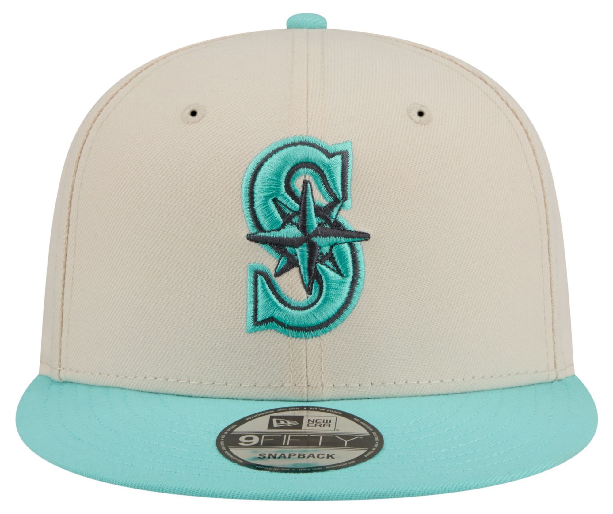 New Era Adult Seattle Mariners Cream Two Tone Color Pack 9Fifty Adjustable Hat product image