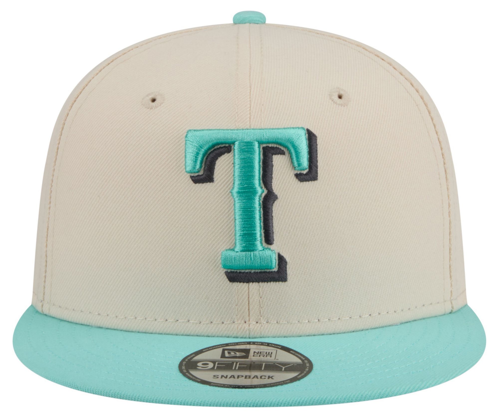 New Era Adult Texas Rangers Cream Two Tone Color Pack 9Fifty Adjustable Hat product image