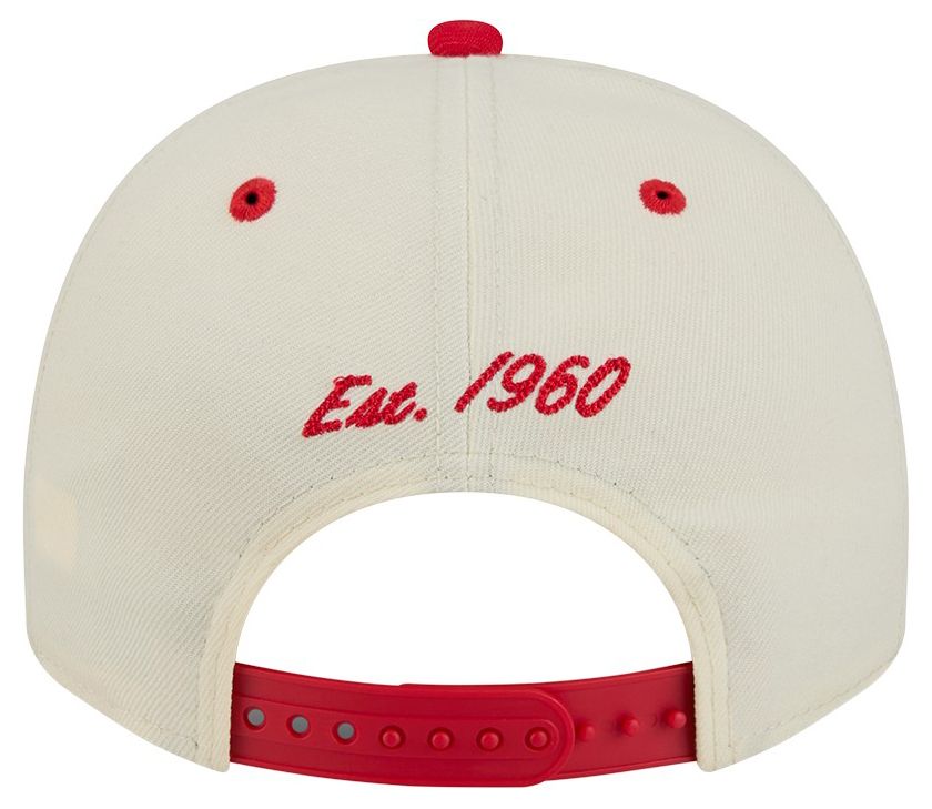 New Era Adult Kansas City Chiefs White Arched 9Fifty Adjustable Hat product image