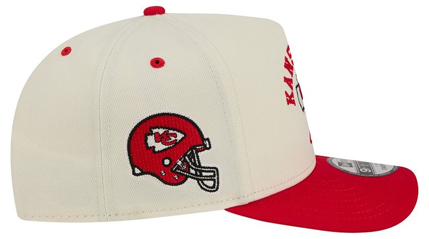 New Era Adult Kansas City Chiefs White Arched 9Fifty Adjustable Hat product image