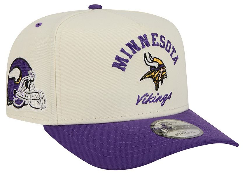New Era Adult Minnesota Vikings White Arched 9Fifty Adjustable Hat product image