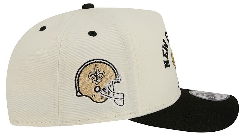 New Era Adult New Orleans Saints White Arched 9Fifty Adjustable Hat product image