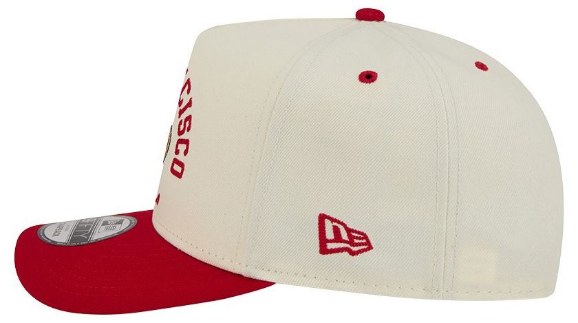 New Era Adult San Francisco 49ers White Arched 9Fifty Adjustable Hat product image