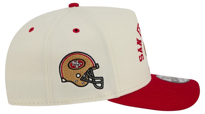 New Era Adult San Francisco 49ers White Arched 9Fifty Adjustable Hat product image