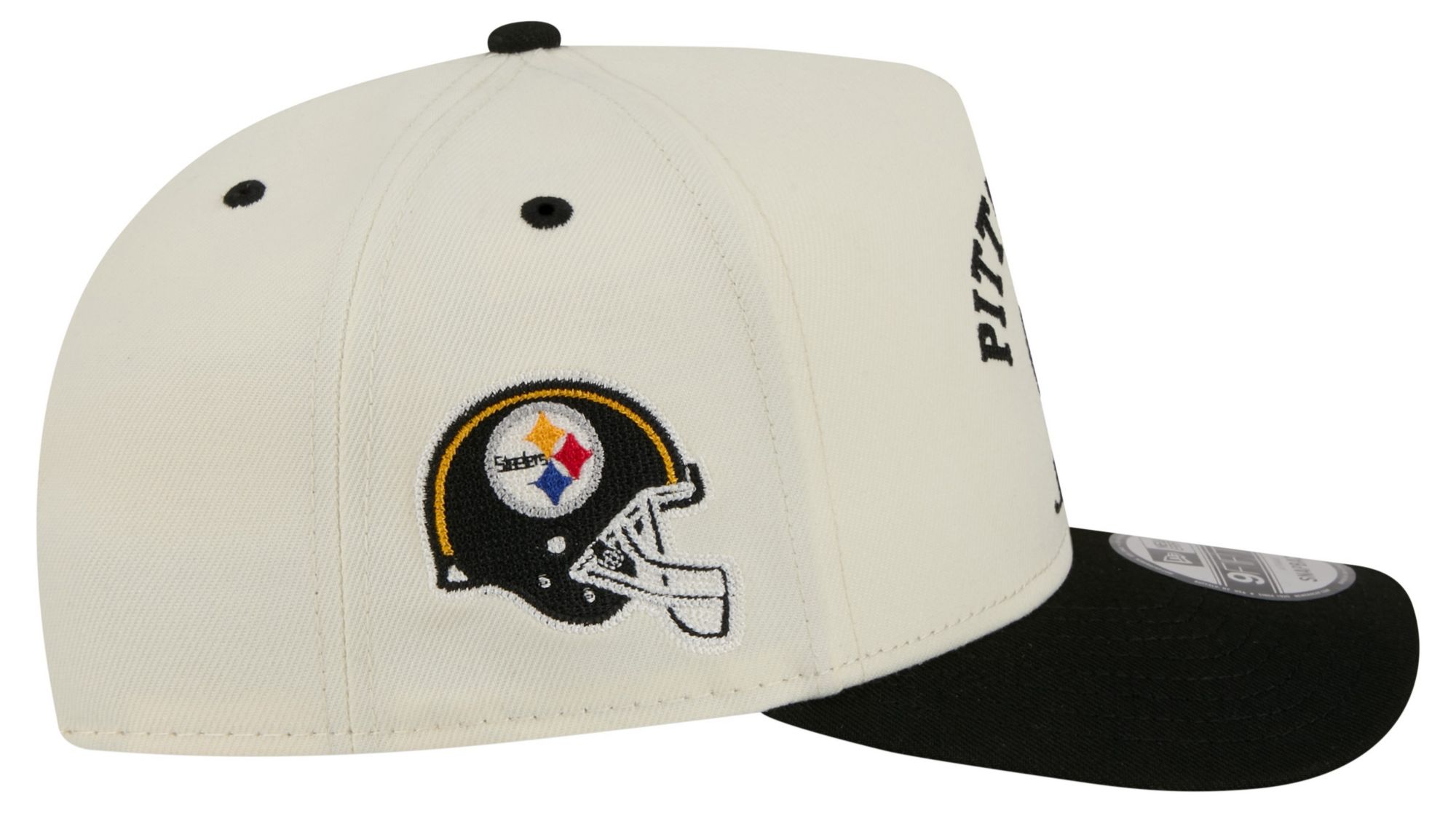New Era Adult Pittsburgh Steelers White Arched 9Fifty Adjustable Hat product image