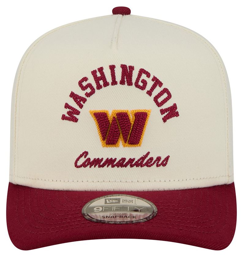 New Era Adult Washington Commanders White Arched 9Fifty Adjustable Hat product image