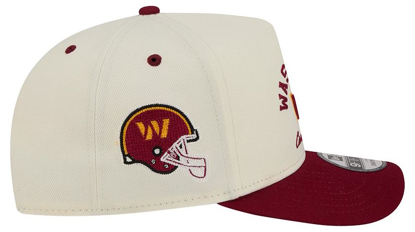 New Era Adult Washington Commanders White Arched 9Fifty Adjustable Hat product image