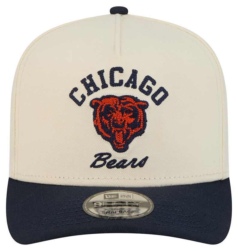 New Era Adult Chicago Bears White Arched 9Fifty Adjustable Hat product image