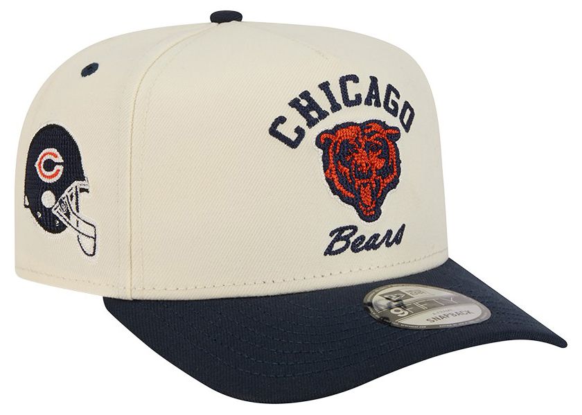 New Era Adult Chicago Bears White Arched 9Fifty Adjustable Hat product image