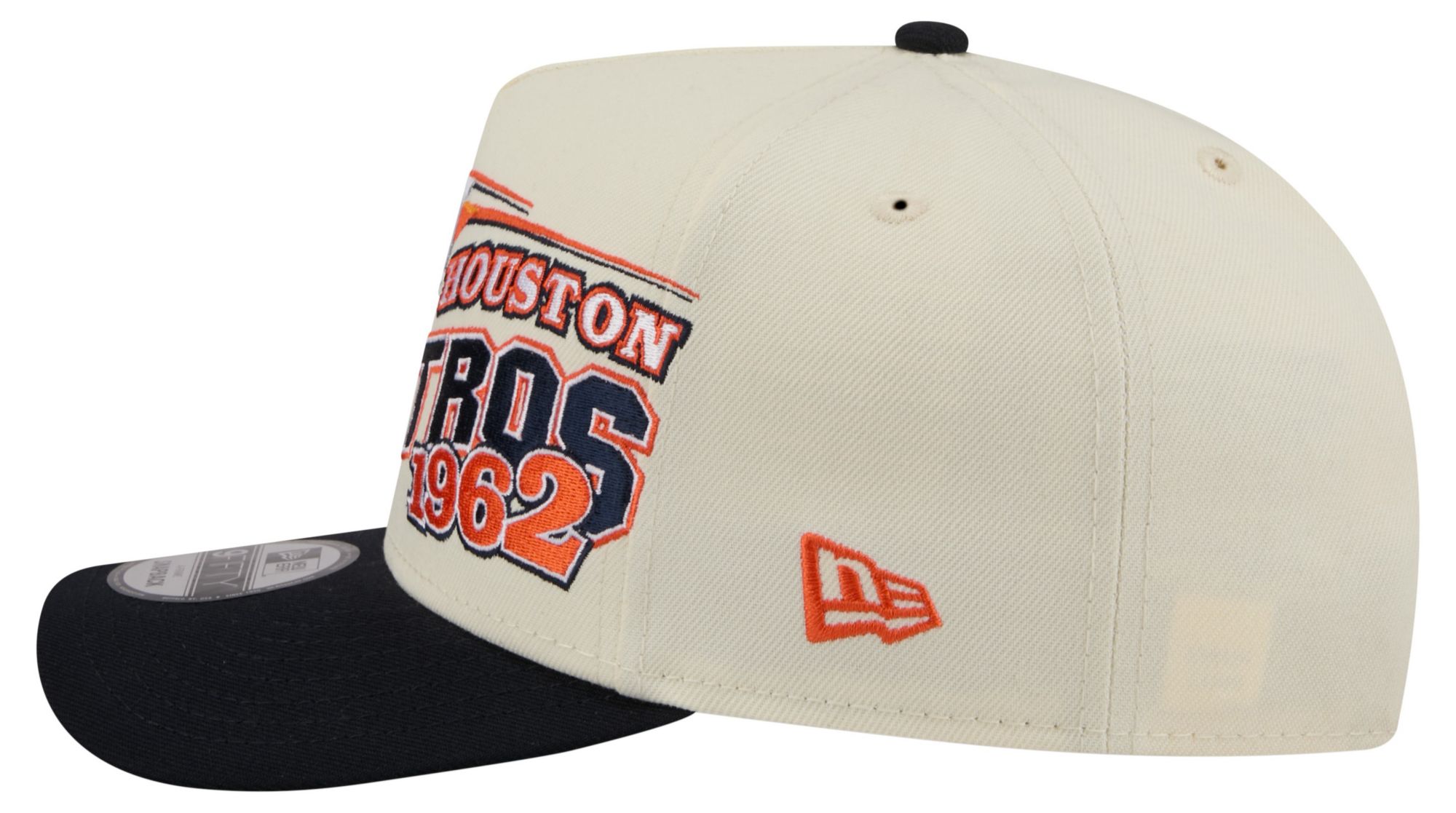 New Era Adult Houston Astros Cream Classic 9Fifty Adjustable Hat product image