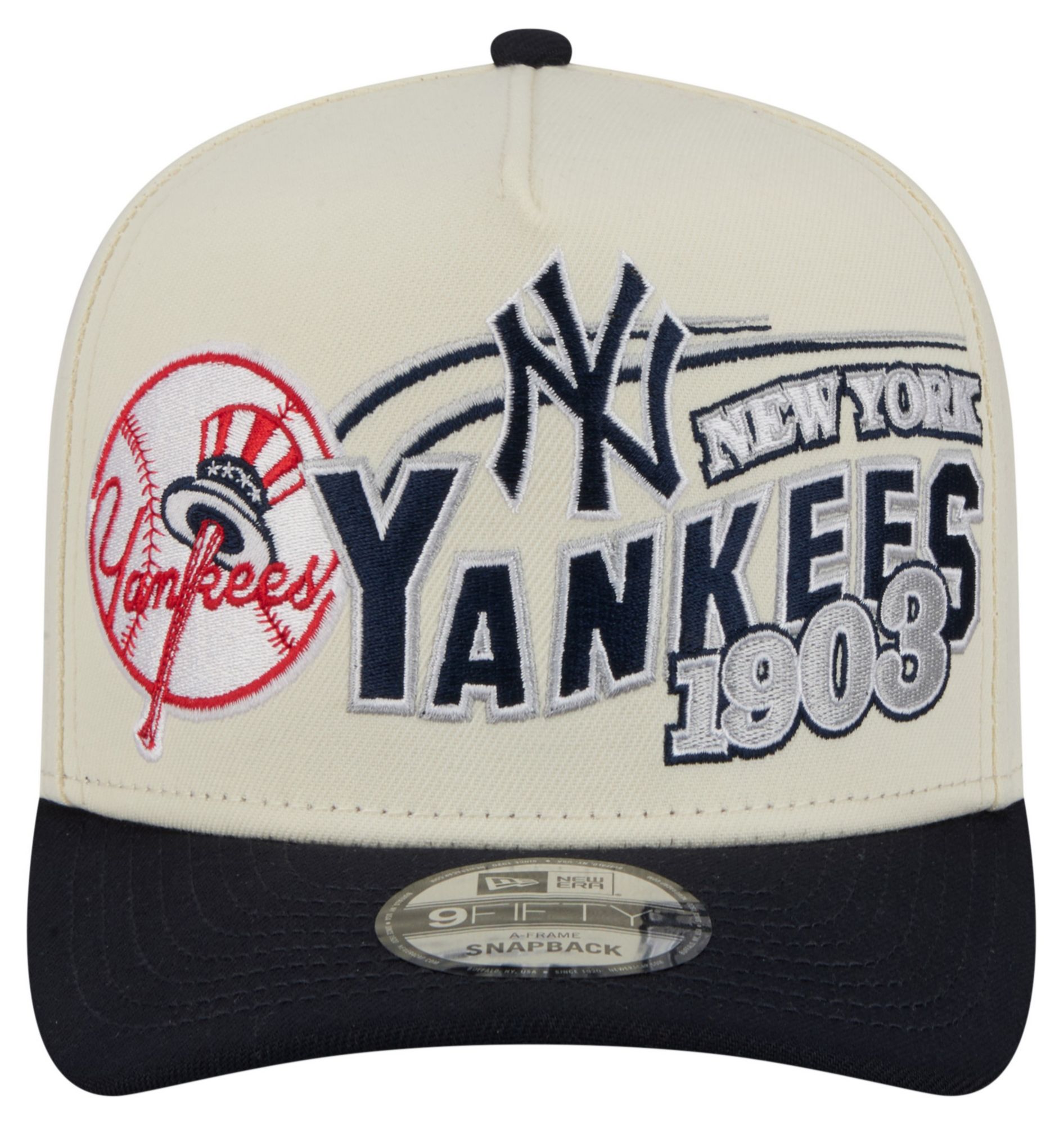 New Era Adult New York Yankees Cream Classic 9Fifty Adjustable Hat product image