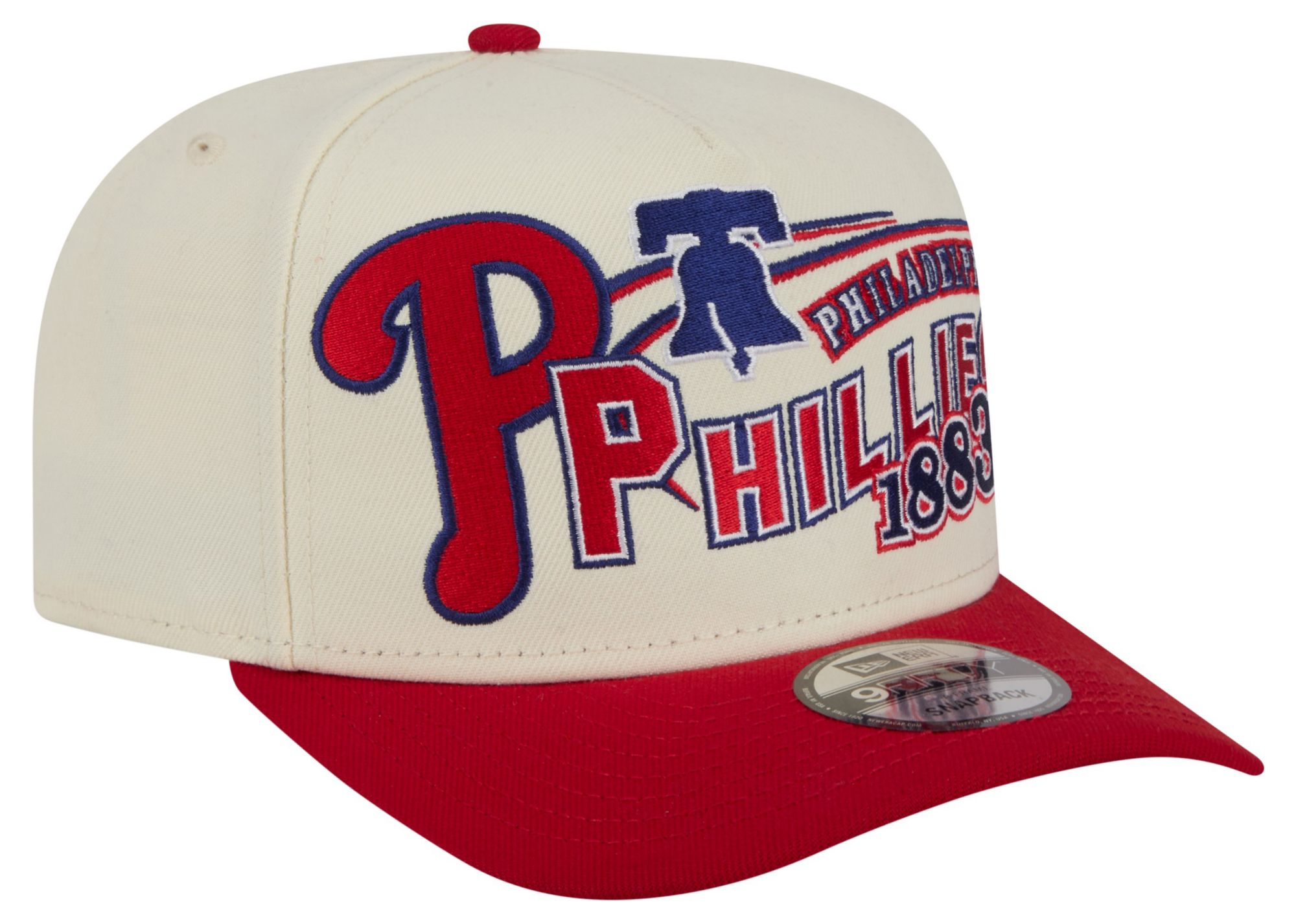 New Era Adult Philadelphia Phillies Cream Classic 9Fifty Adjustable Hat product image