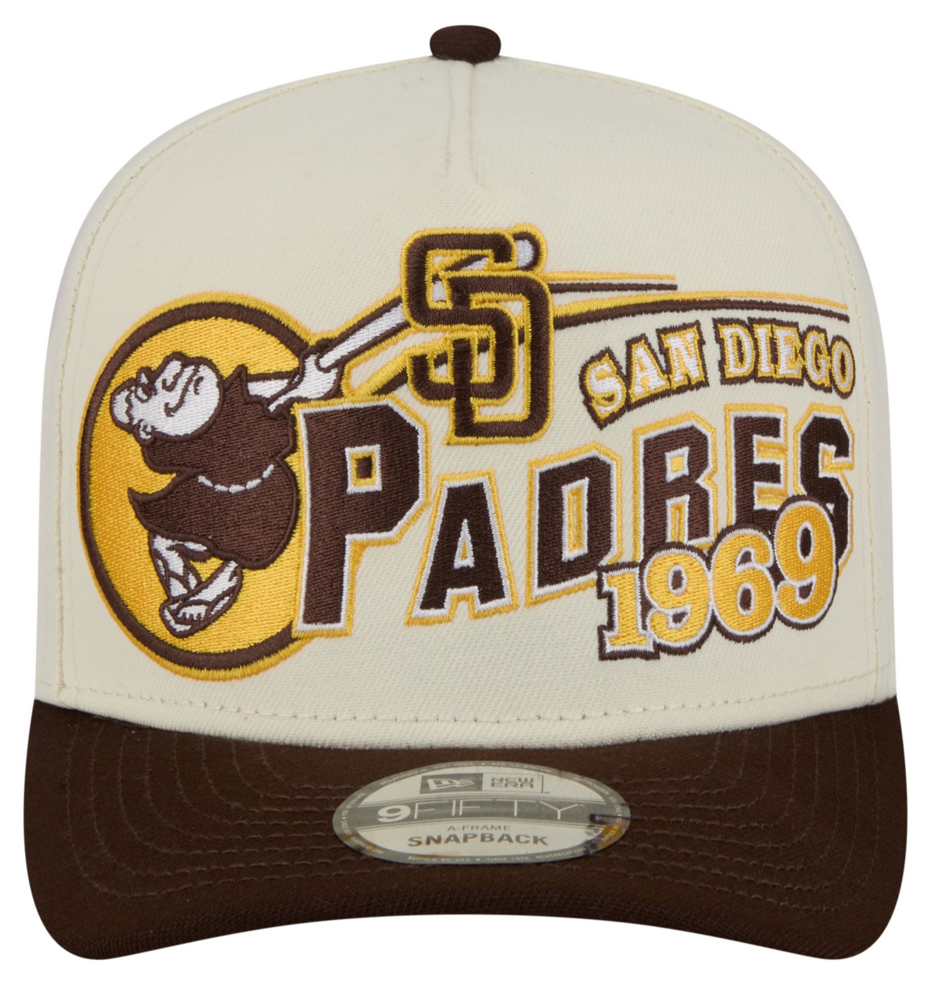 New Era Adult San Diego Padres Cream Classic 9Fifty Adjustable Hat product image