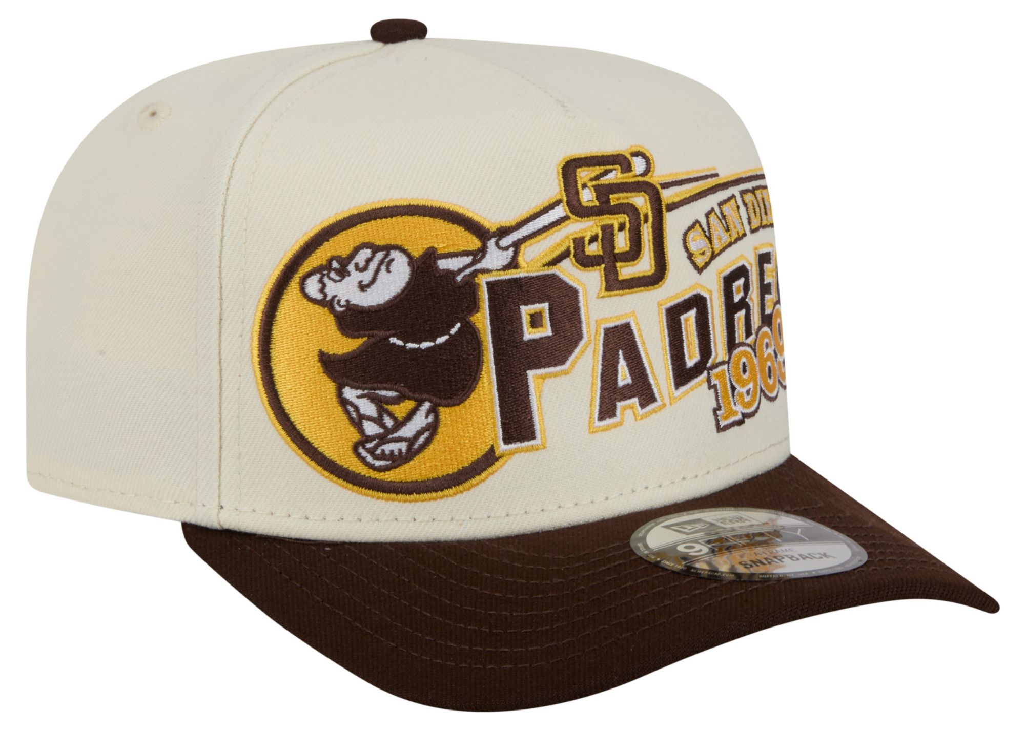 New Era Adult San Diego Padres Cream Classic 9Fifty Adjustable Hat product image