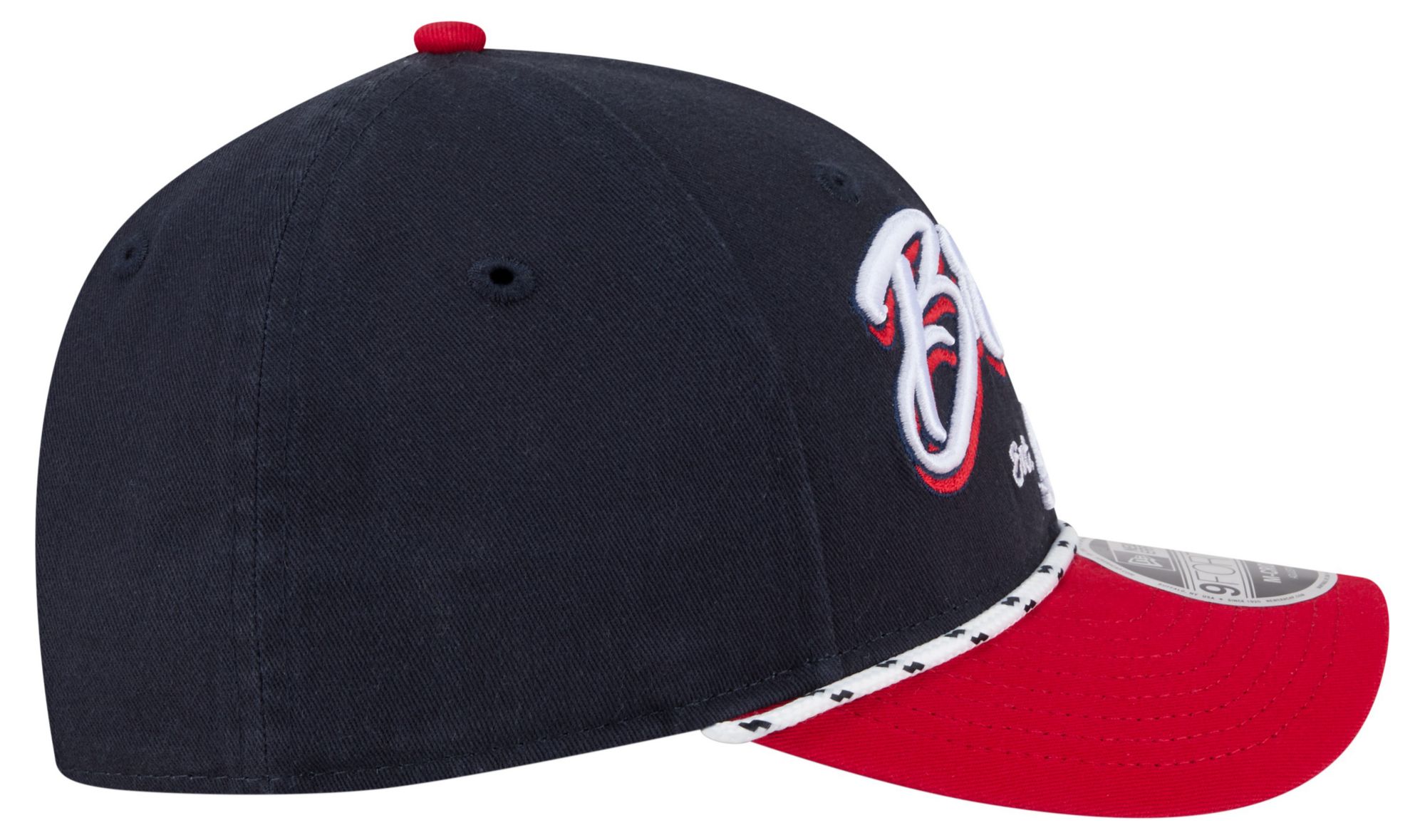 New Era Adult Atlanta Braves Navy Team Loyal 9Forty Adjustable Hat product image