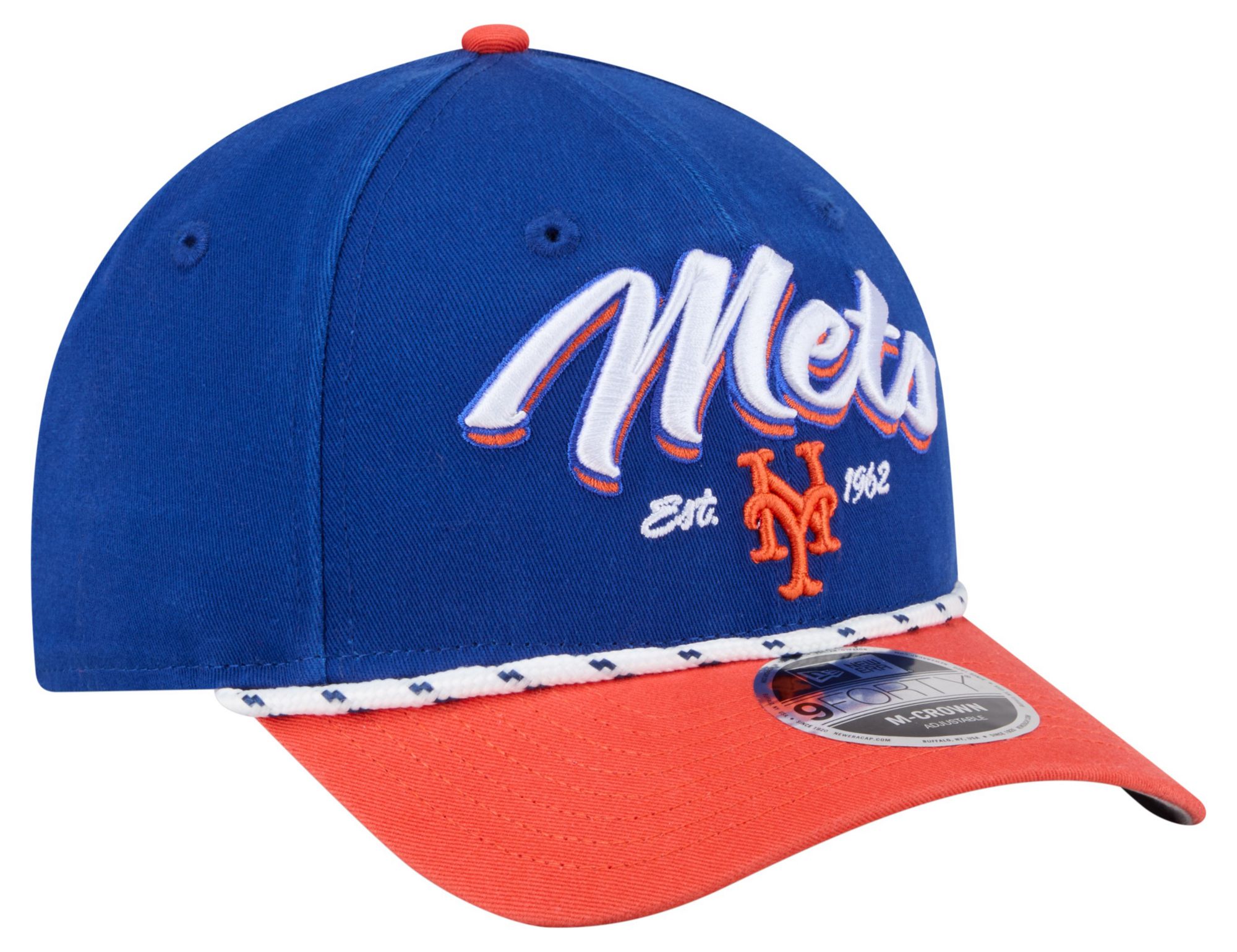 New Era Adult New York Mets Blue Team Loyal 9Forty Adjustable Hat product image