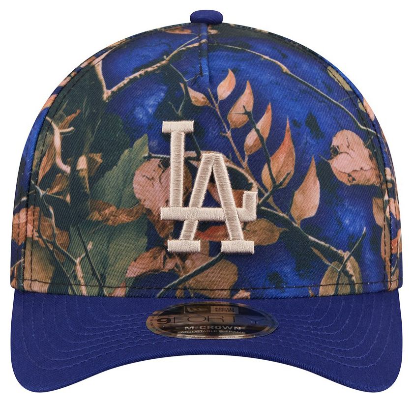 New Era Adult Los Angeles Dodgers Blue Leaves 9Forty Adjustable Hat product image