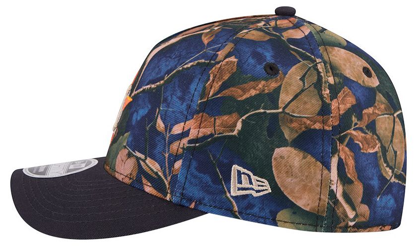 New Era Adult Houston Astros Navy Leaves 9Forty Adjustable Hat product image