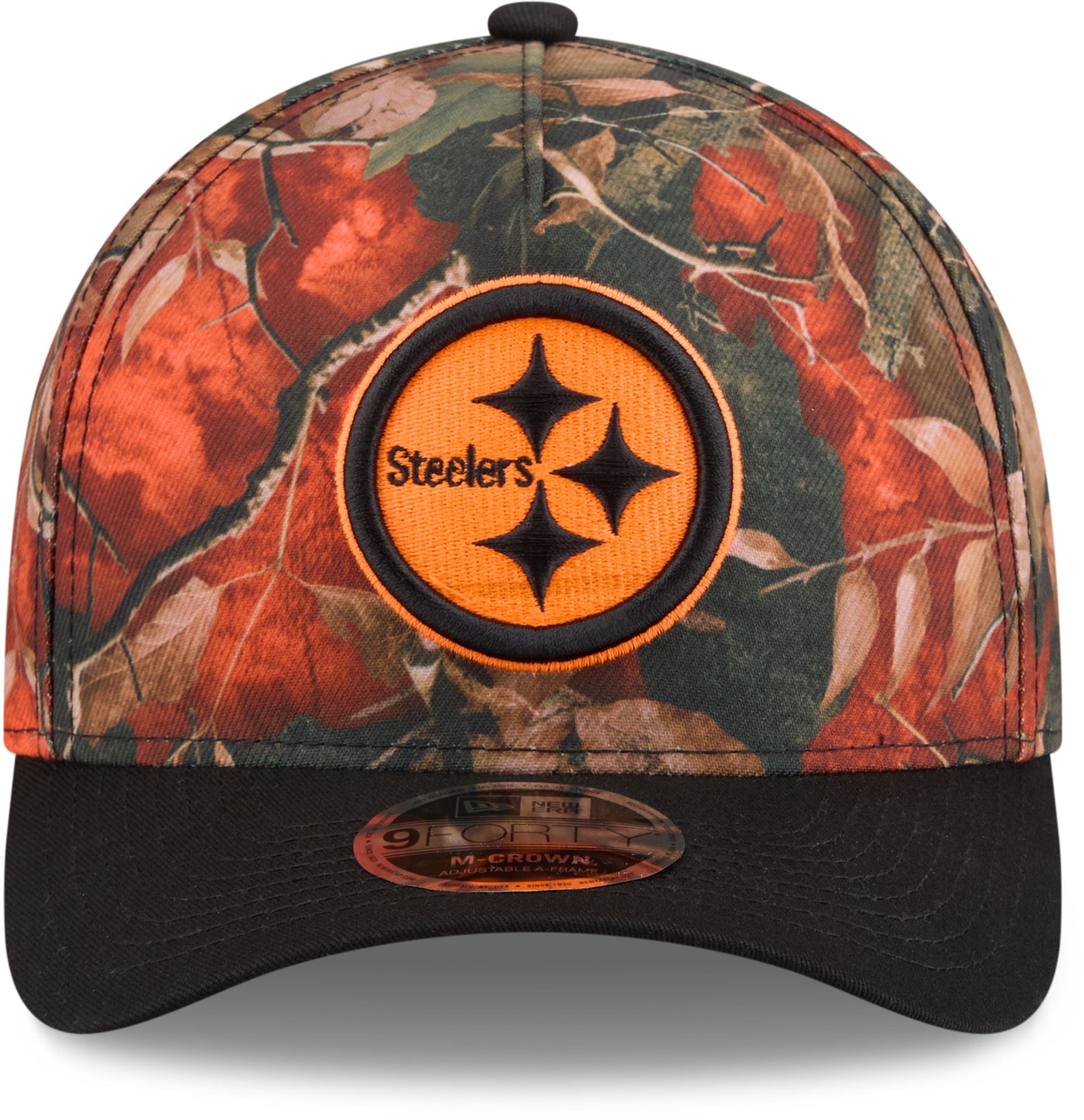 New Era Adult Pittsburgh Steelers Orange Leaves 9Forty Adjustable Hat product image