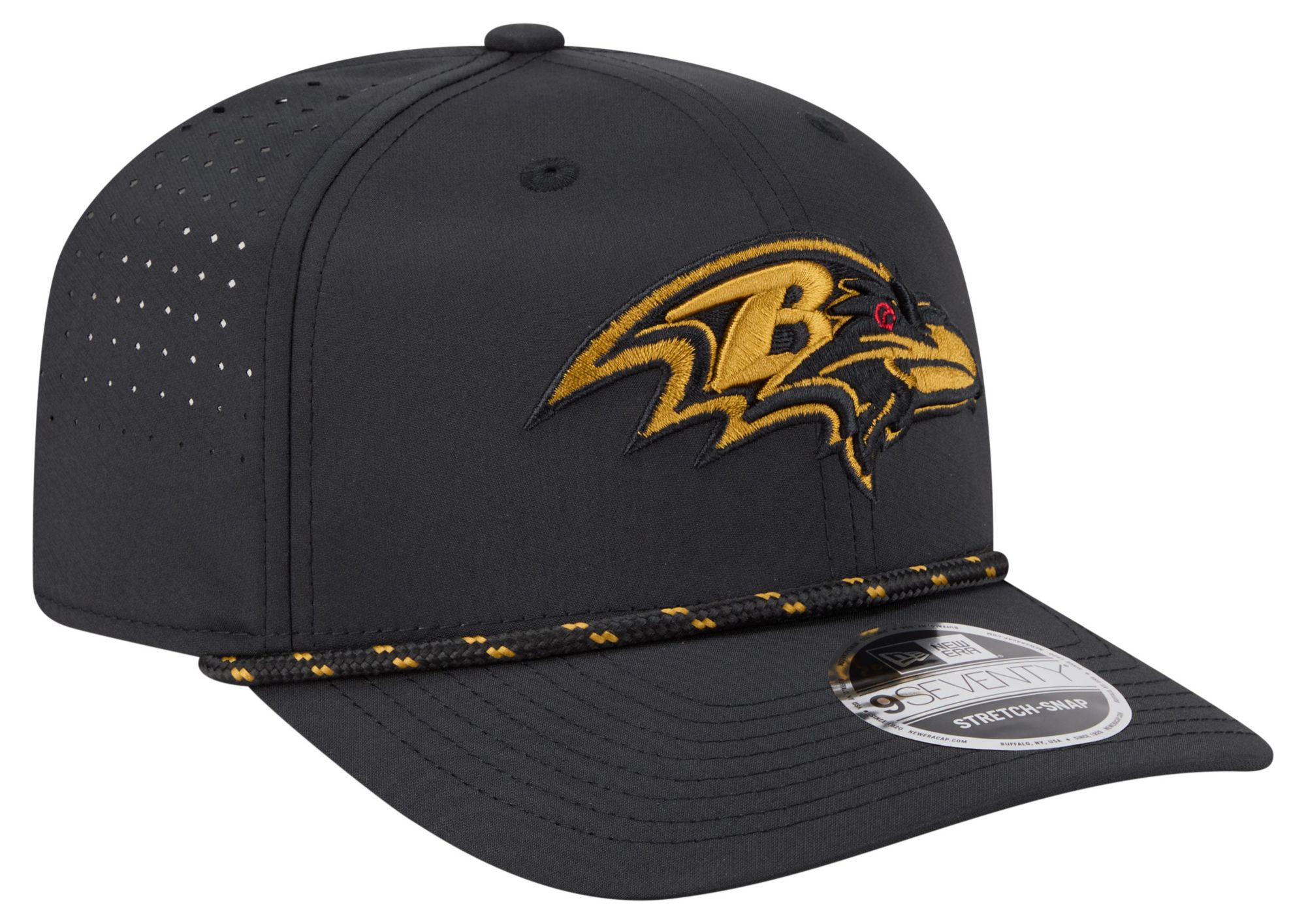 New Era Adult Baltimore Ravens Black Rope 9Seventy Adjustable Hat product image