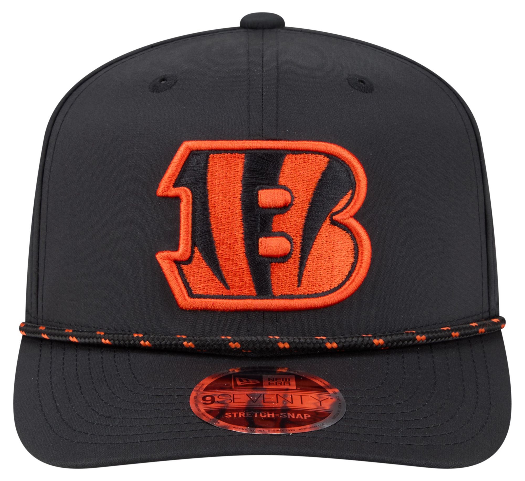 New Era Adult Cincinnati Bengals Black Rope 9Seventy Adjustable Hat product image