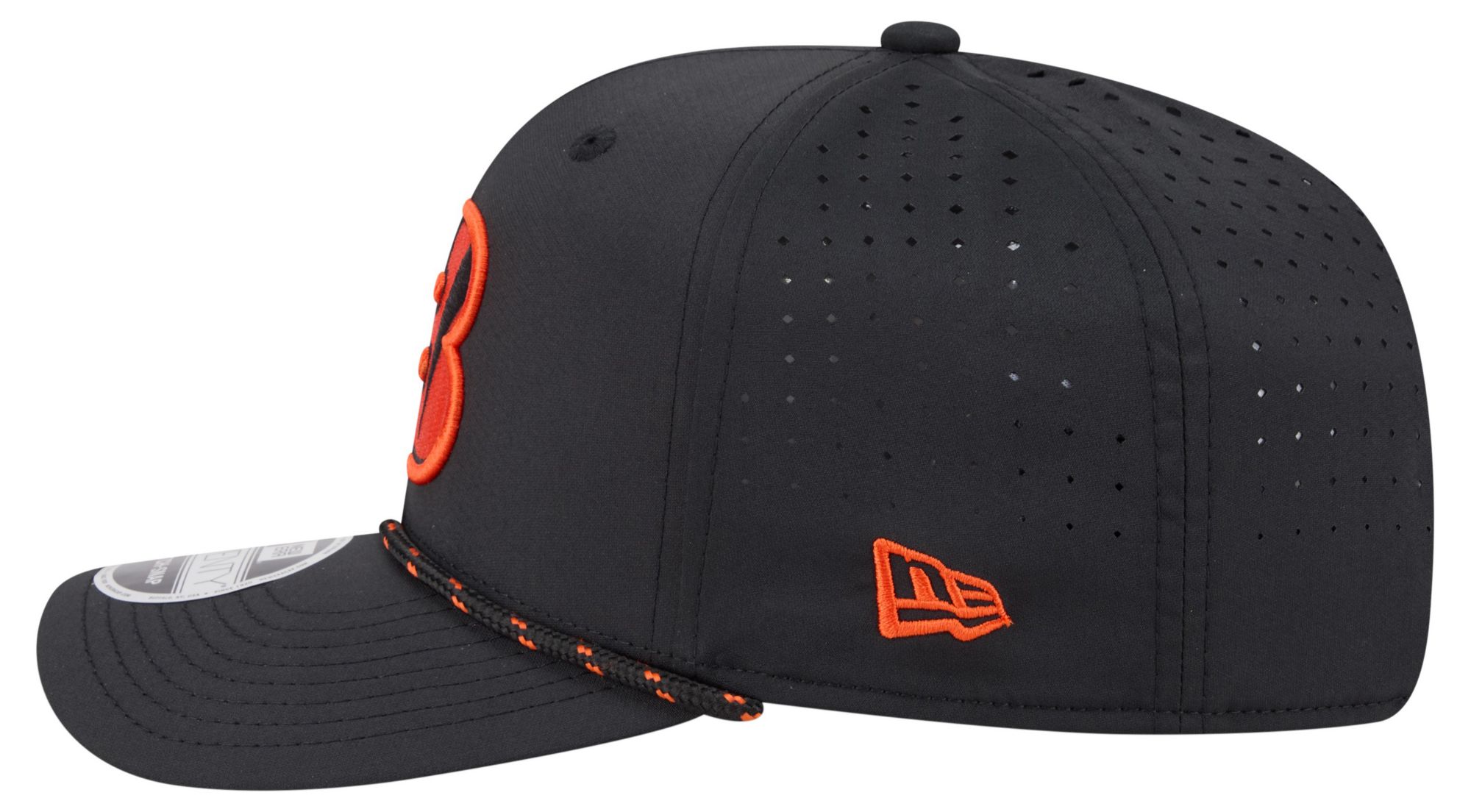 New Era Adult Cincinnati Bengals Black Rope 9Seventy Adjustable Hat product image