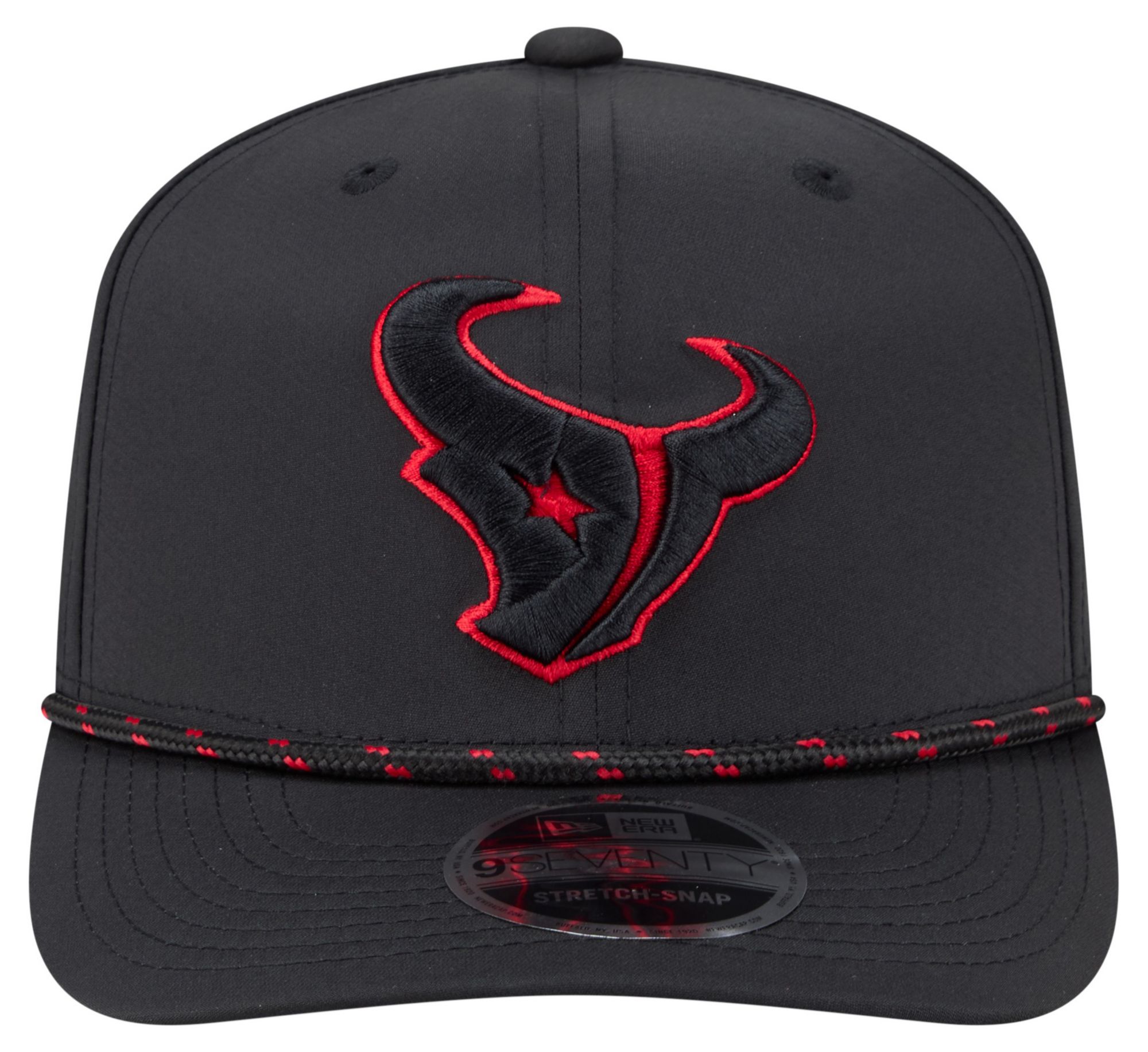 New Era Adult Houston Texans Black Rope 9Seventy Adjustable Hat product image