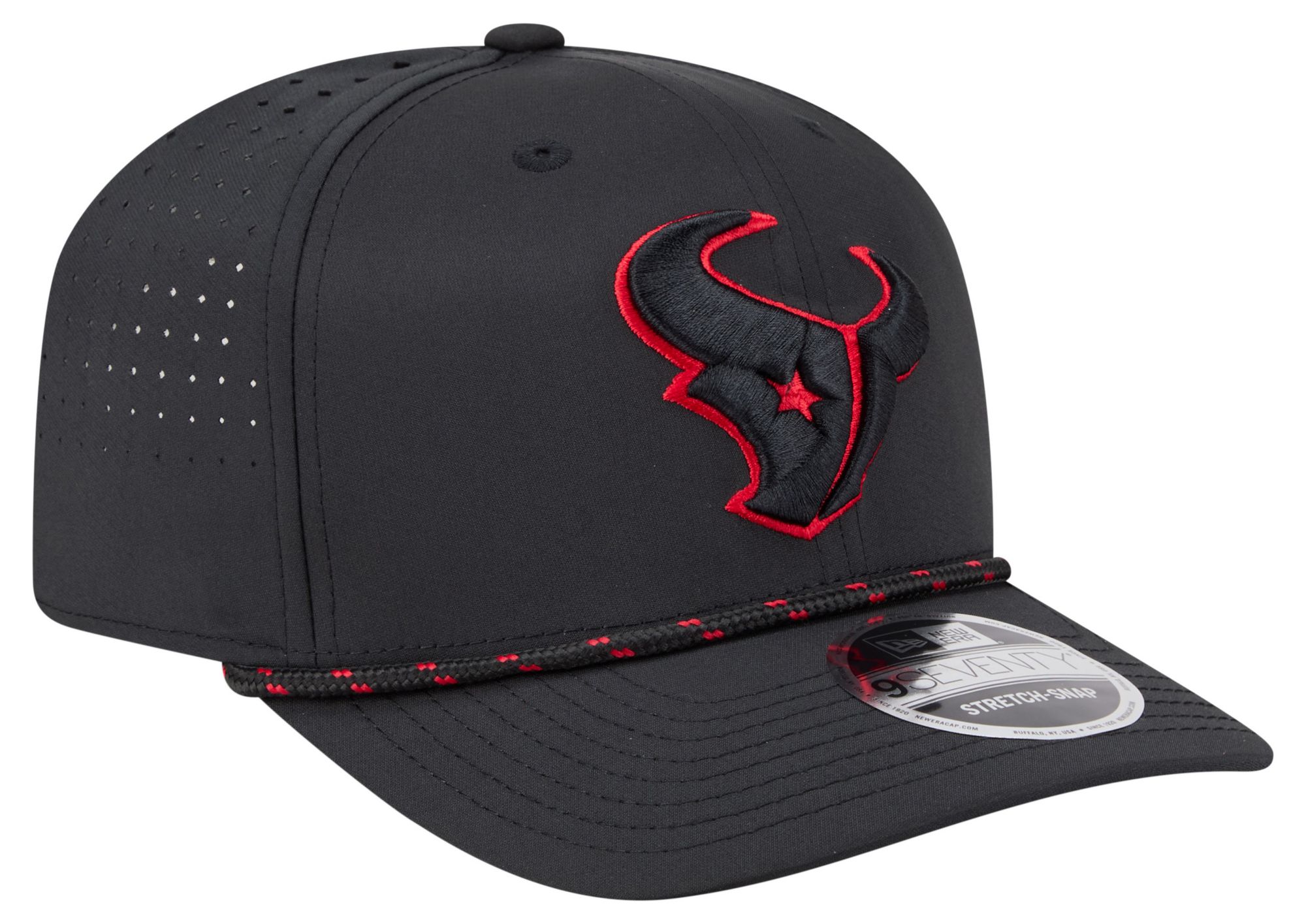 New Era Adult Houston Texans Black Rope 9Seventy Adjustable Hat product image