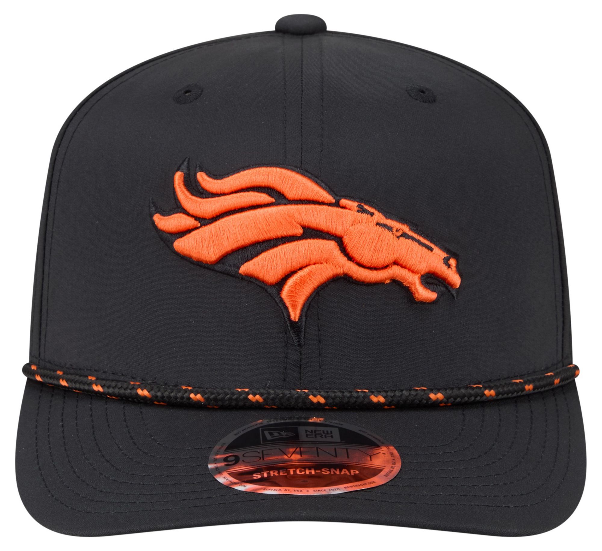 New Era Adult Denver Broncos Black Rope 9Seventy Adjustable Hat product image
