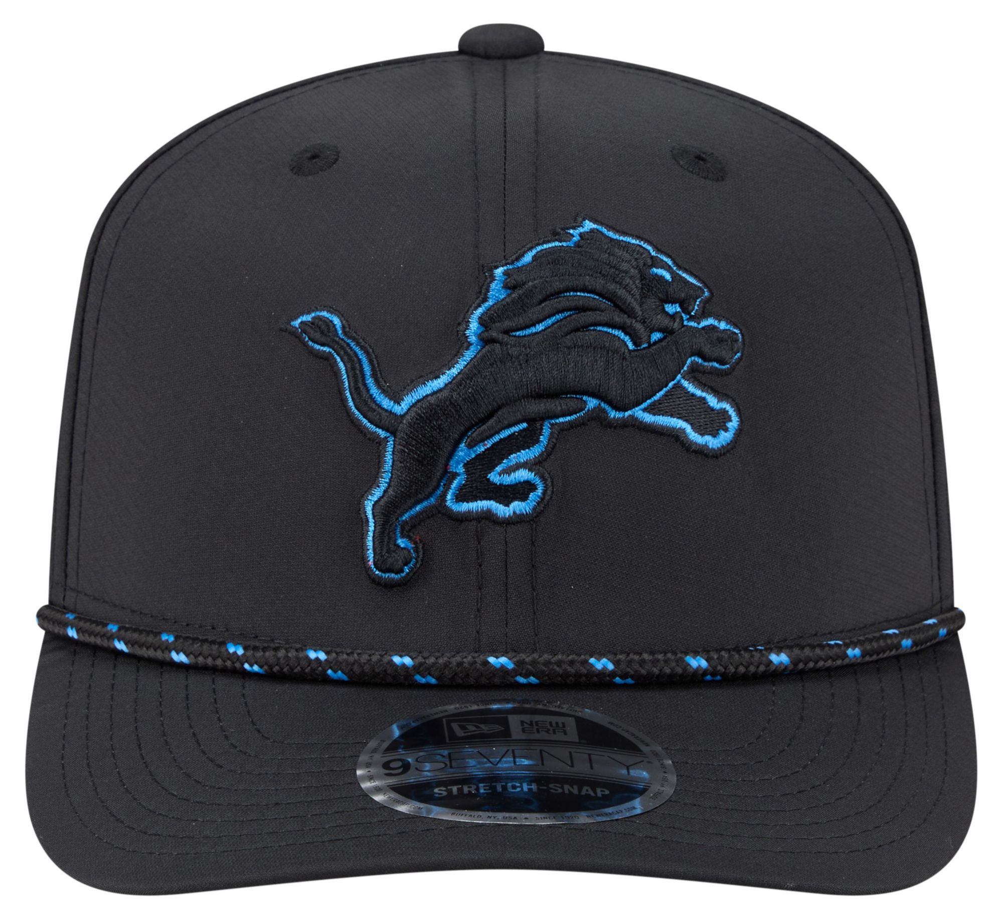 New Era Adult Detroit Lions Black Rope 9Seventy Adjustable Hat product image