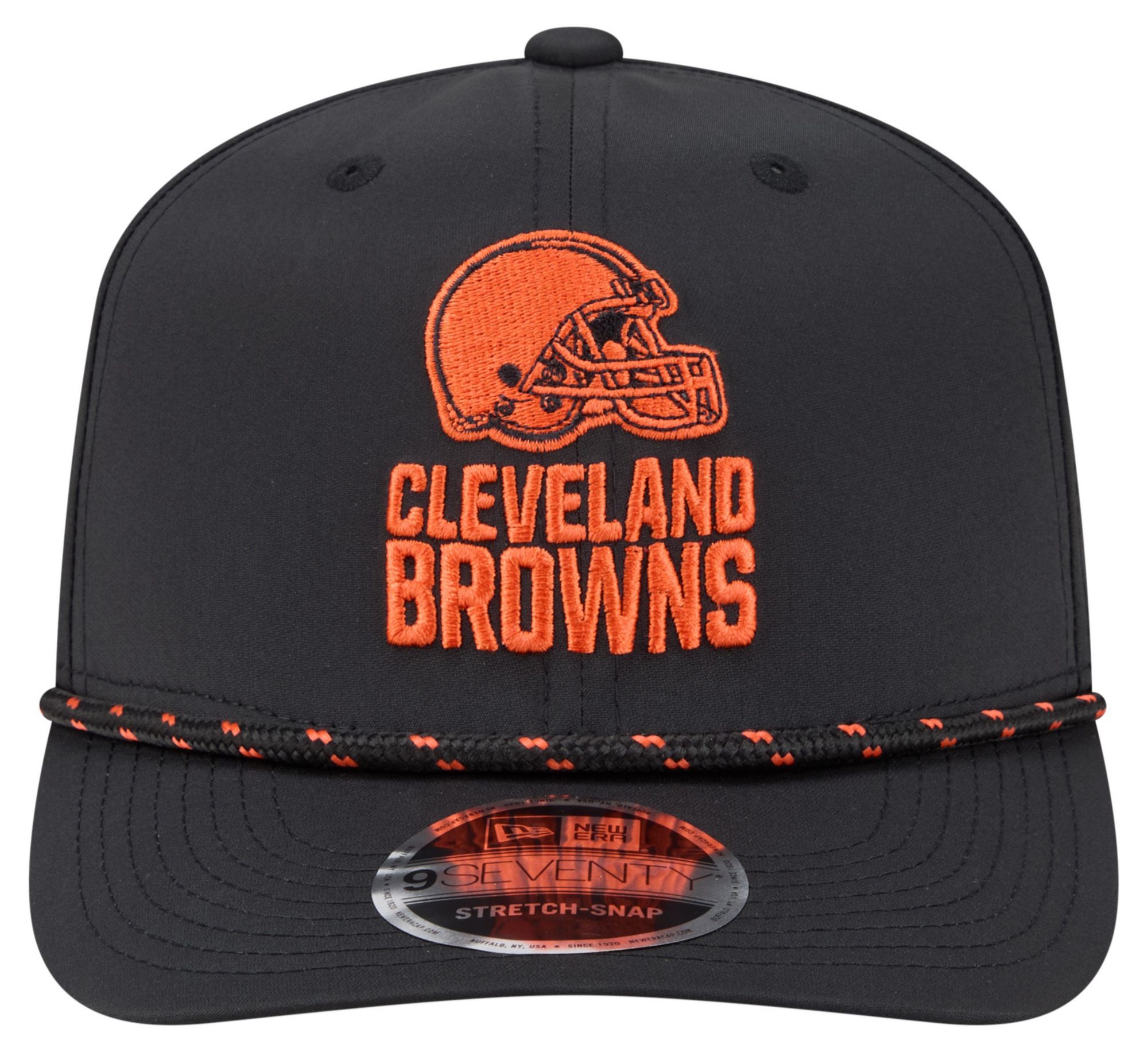 New Era Adult Cleveland Browns Black Rope 9Seventy Adjustable Hat product image
