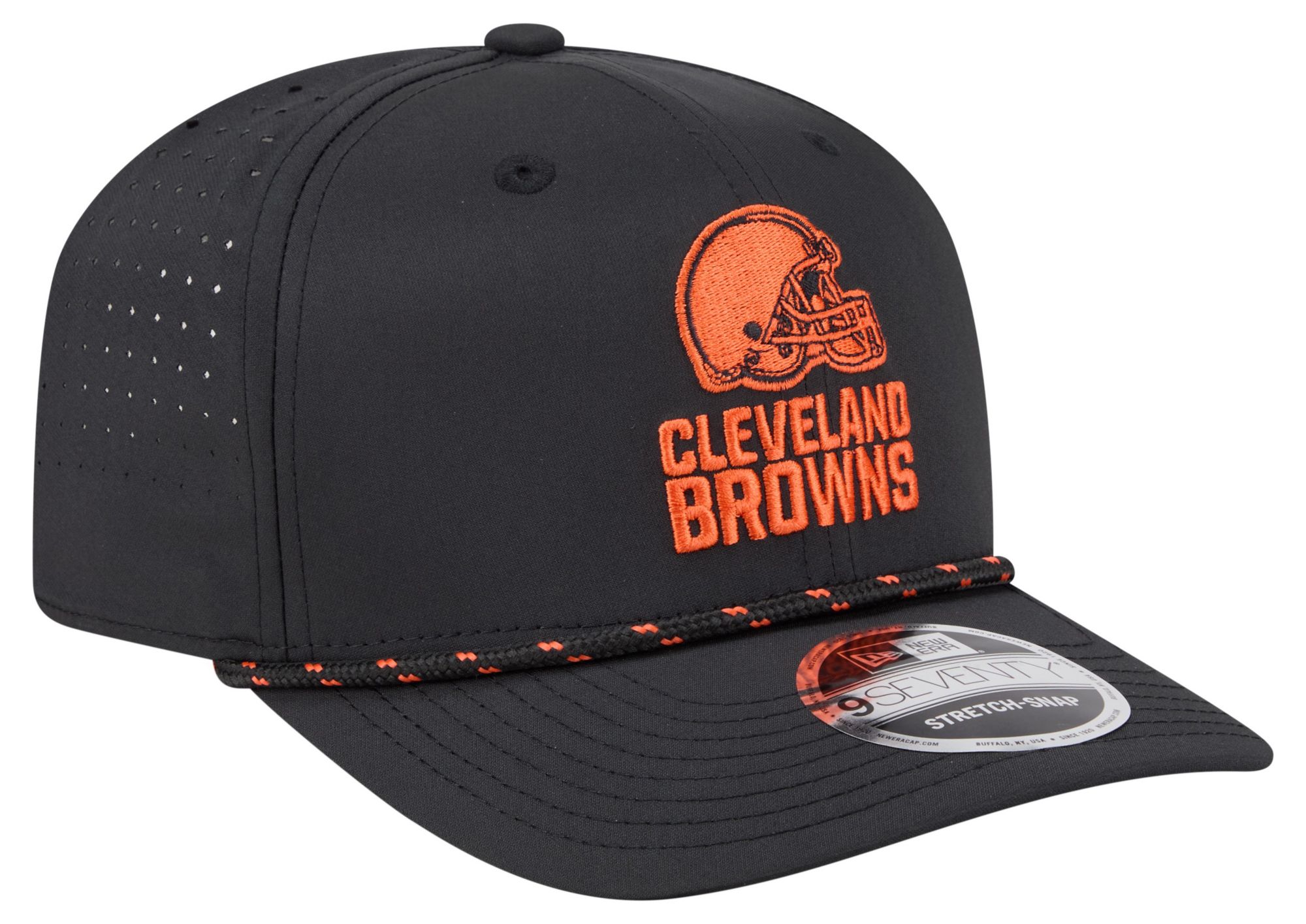 New Era Adult Cleveland Browns Black Rope 9Seventy Adjustable Hat product image