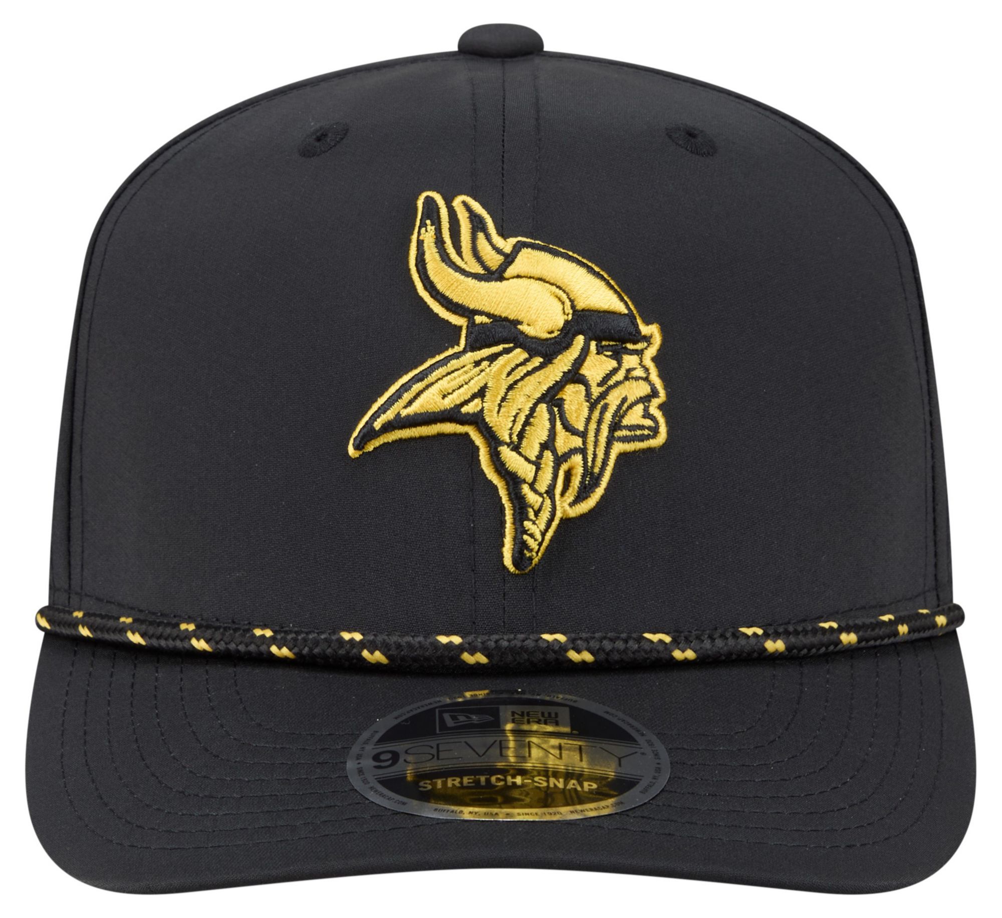New Era Adult Minnesota Vikings Black Rope 9Seventy Adjustable Hat product image
