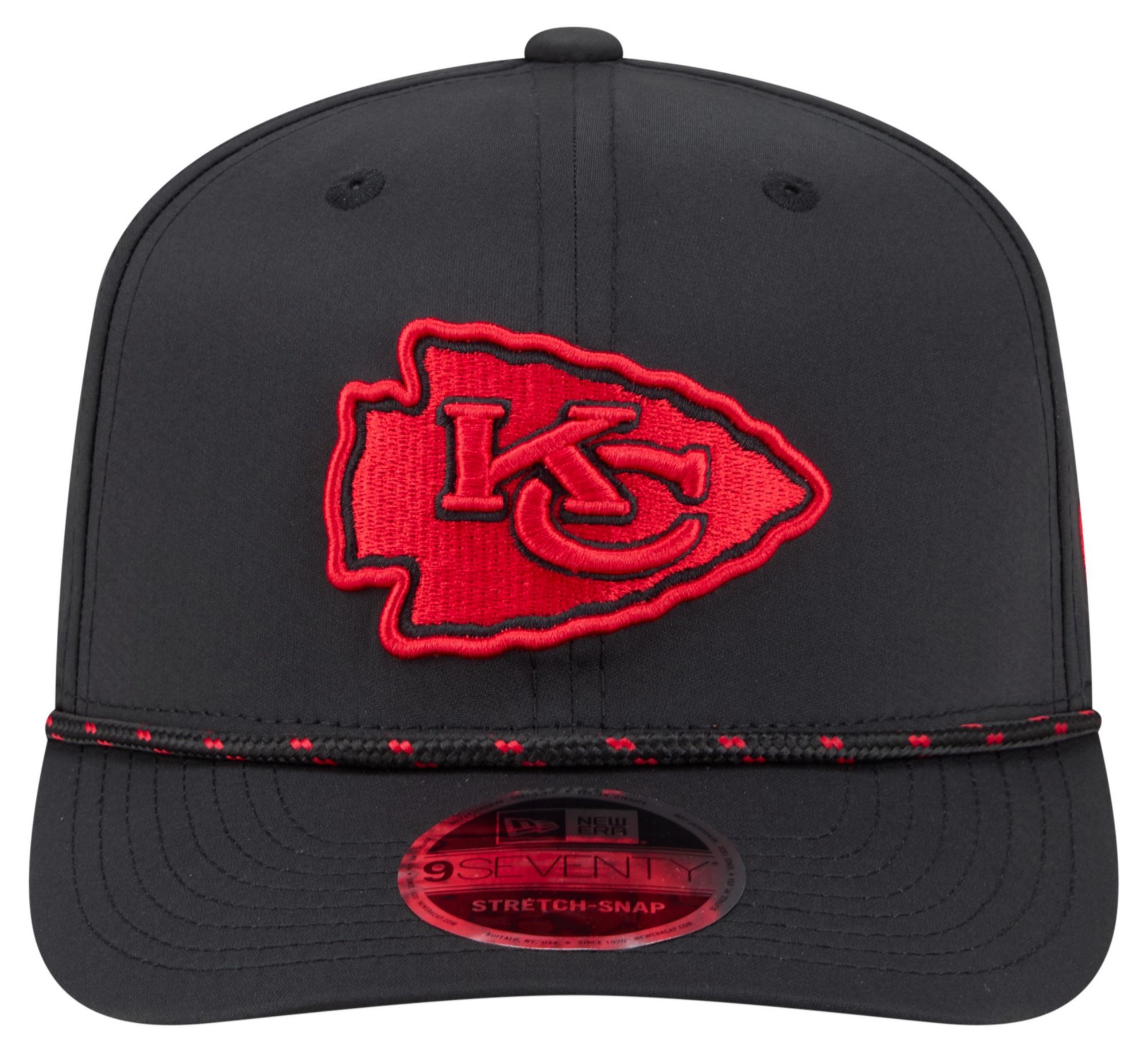 New Era Adult Kansas City Chiefs Black Rope 9Seventy Adjustable Hat product image