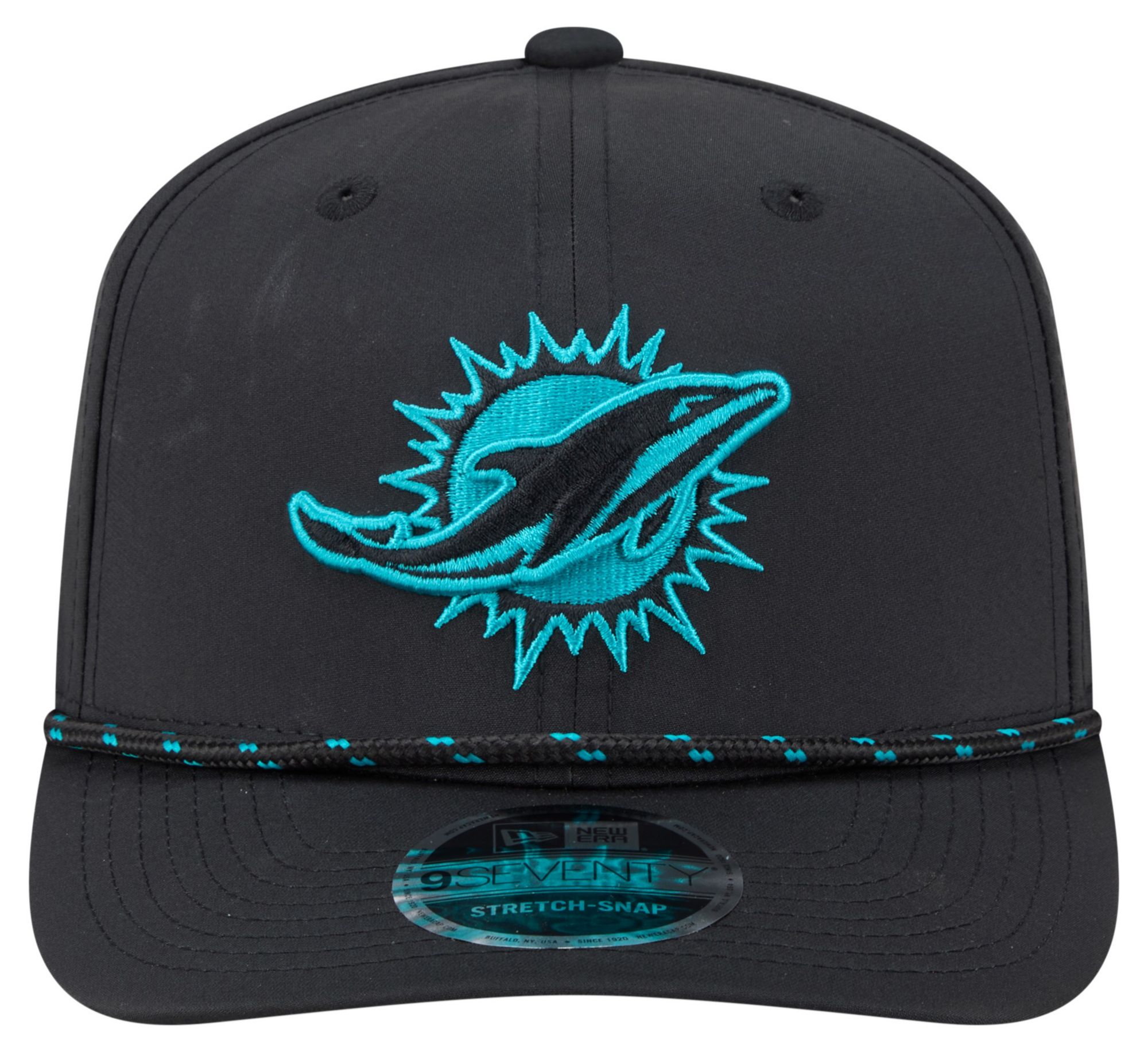 New Era Adult Miami Dolphins Black Rope 9Seventy Adjustable Hat product image