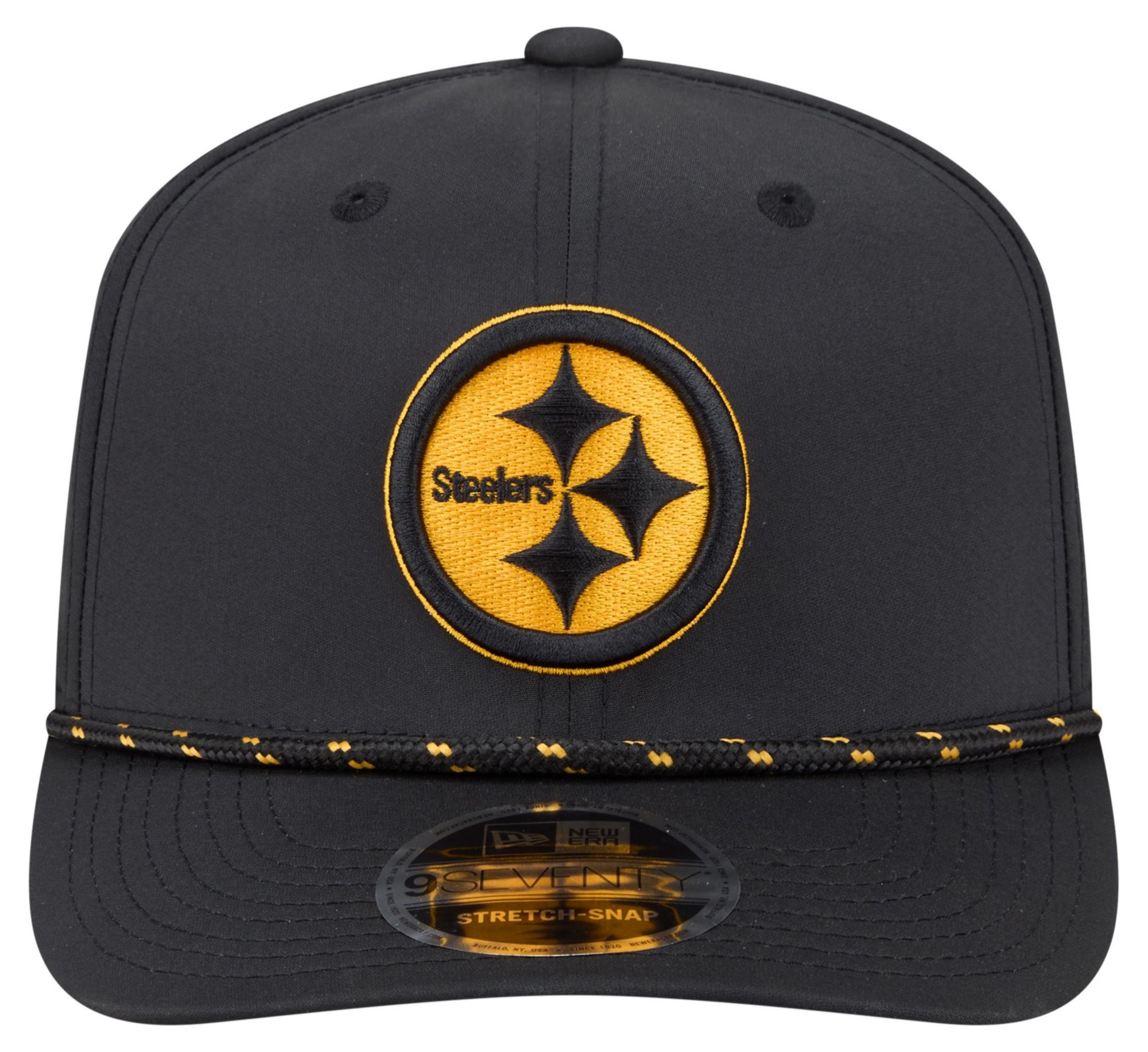 New Era Adult Pittsburgh Steelers Black Rope 9Seventy Adjustable Hat product image