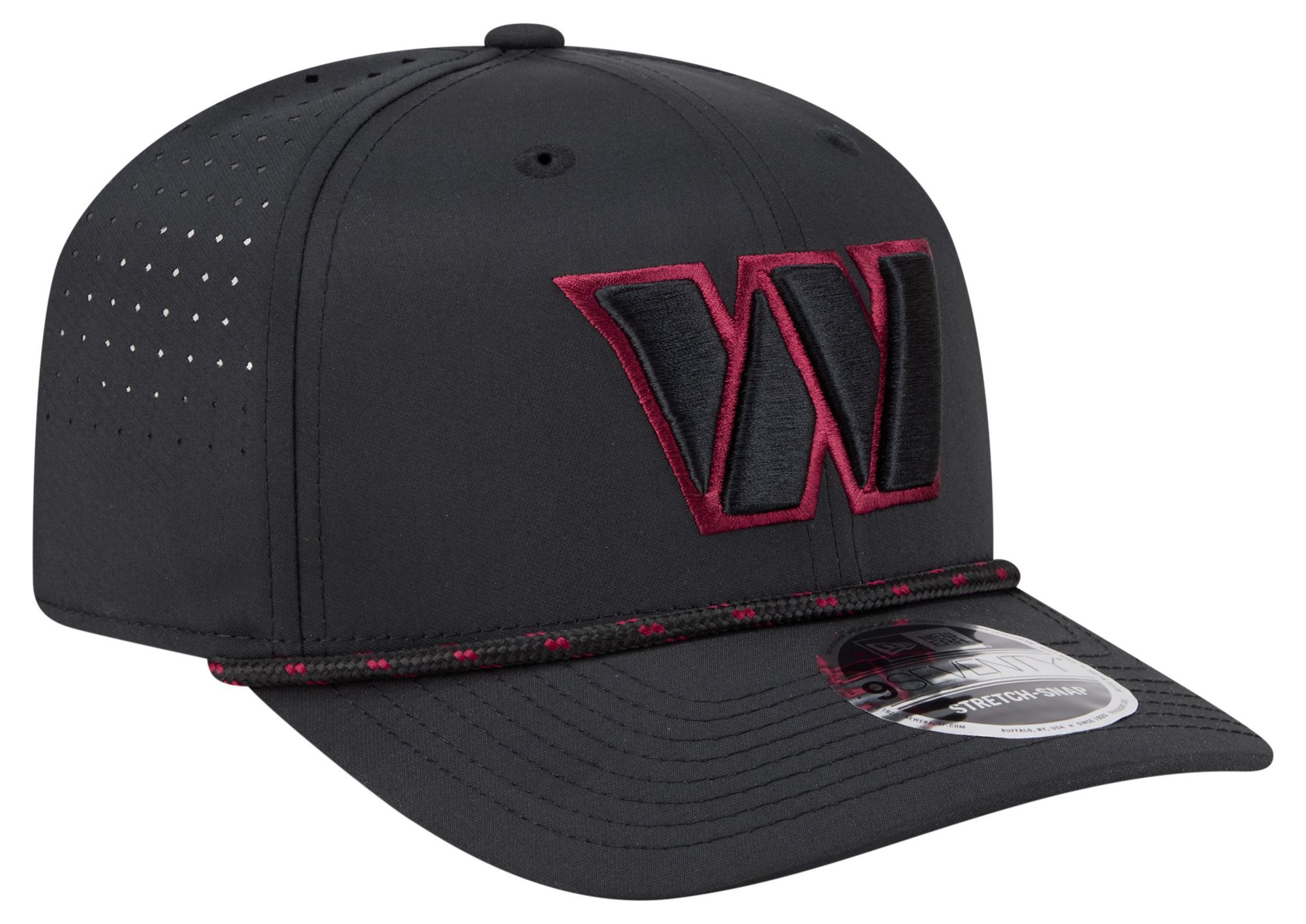 New Era Adult Washington Commanders Black Rope 9Seventy Adjustable Hat product image
