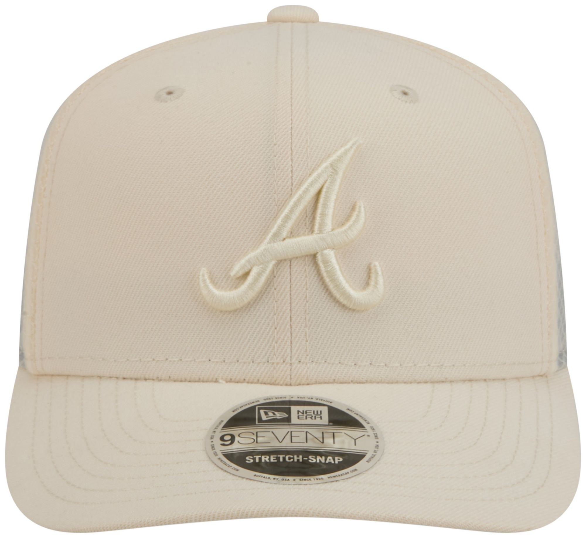 New Era Adult Atlanta Braves Cream Color Pack 9Seventy Adjustable Hat product image
