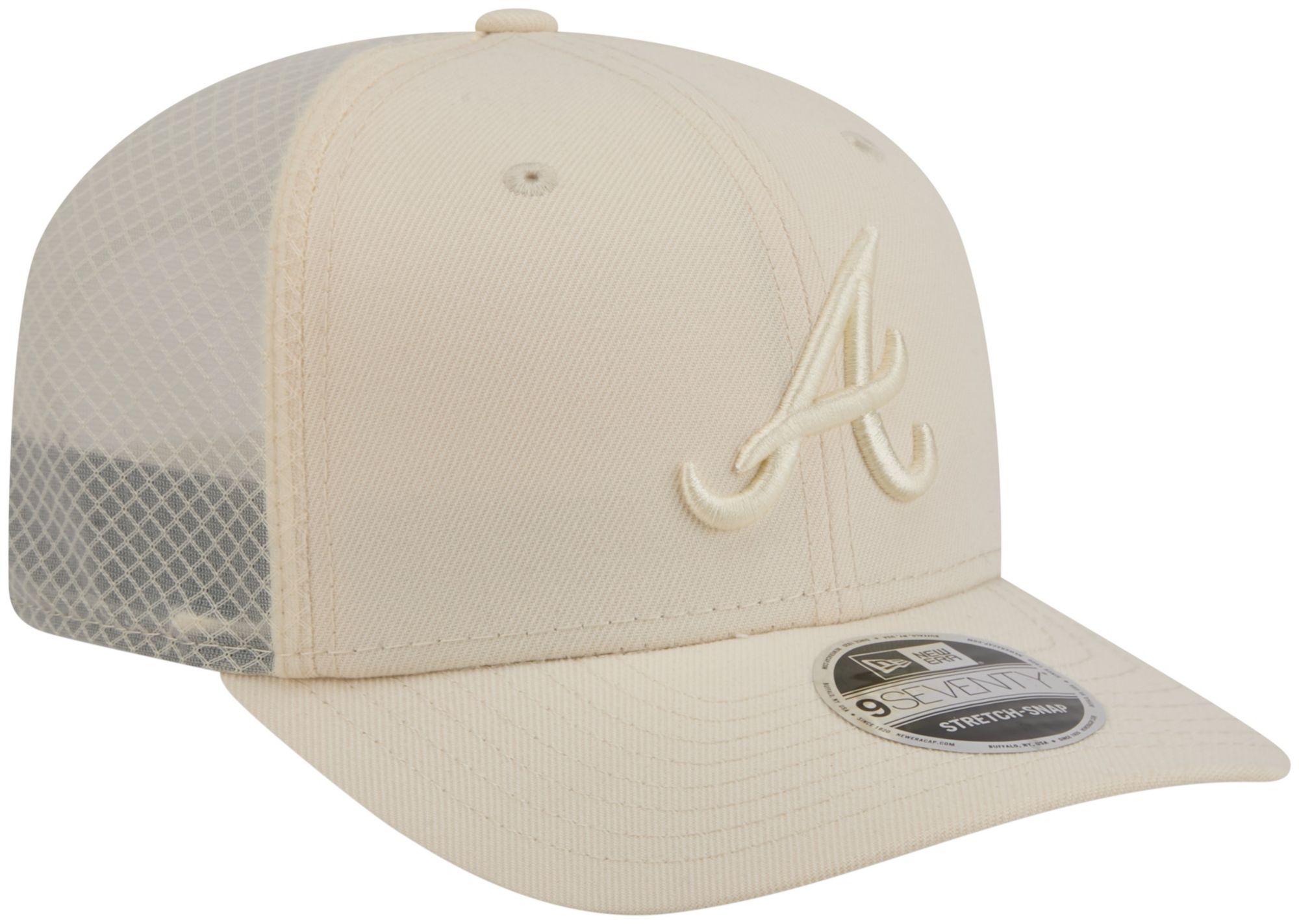 New Era Adult Atlanta Braves Cream Color Pack 9Seventy Adjustable Hat product image