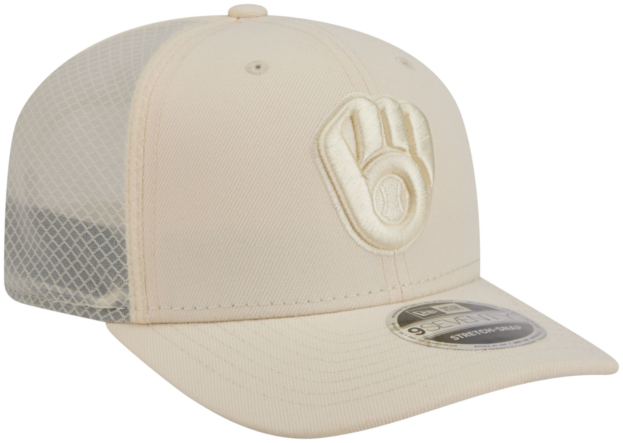 New Era Adult Milwaukee Brewers Cream Color Pack 9Seventy Adjustable Hat product image