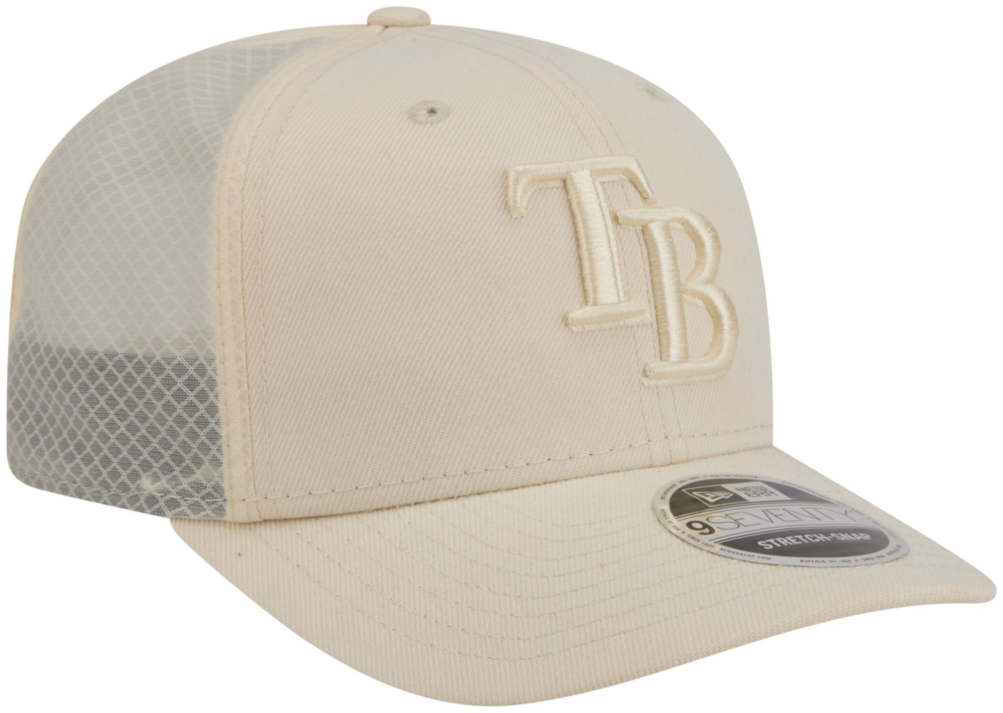 New Era Adult Tampa Bay Rays Cream Color Pack 9Seventy Adjustable Hat product image
