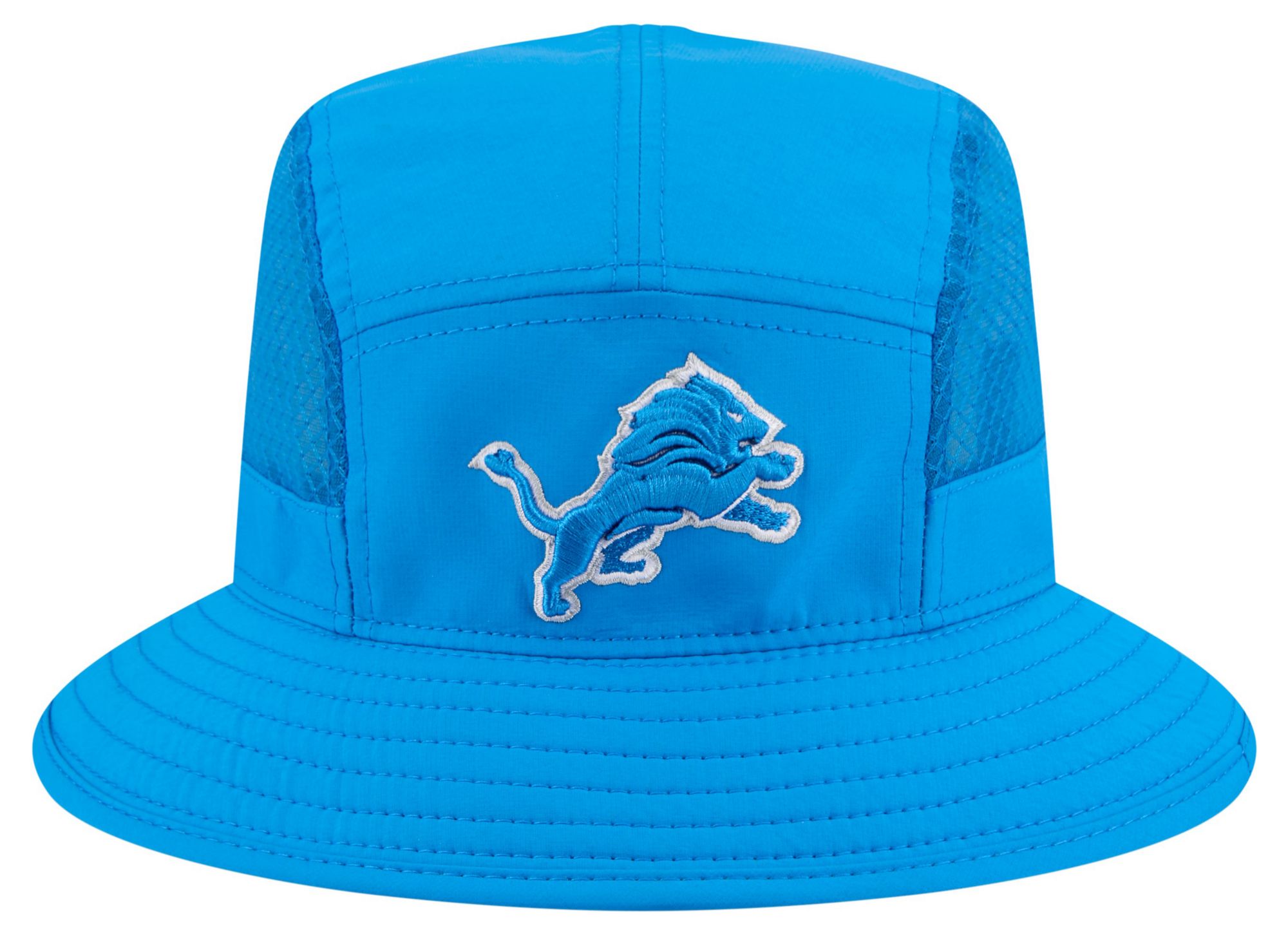 New Era Adult Detroit Lions Medium Blue Mesh Bucket Hat product image