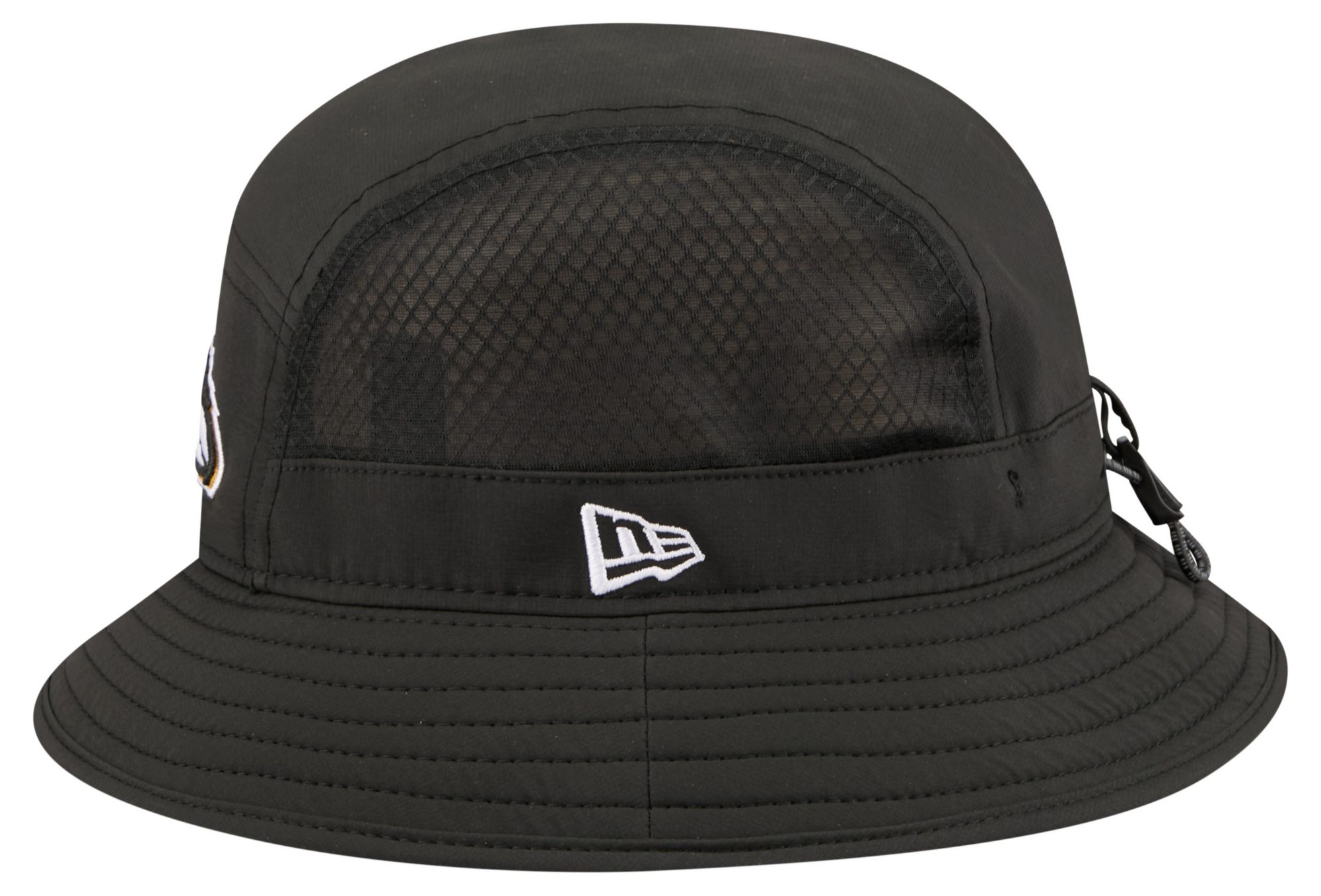 New Era Adult Baltimore Ravens Black Mesh Bucket Hat product image